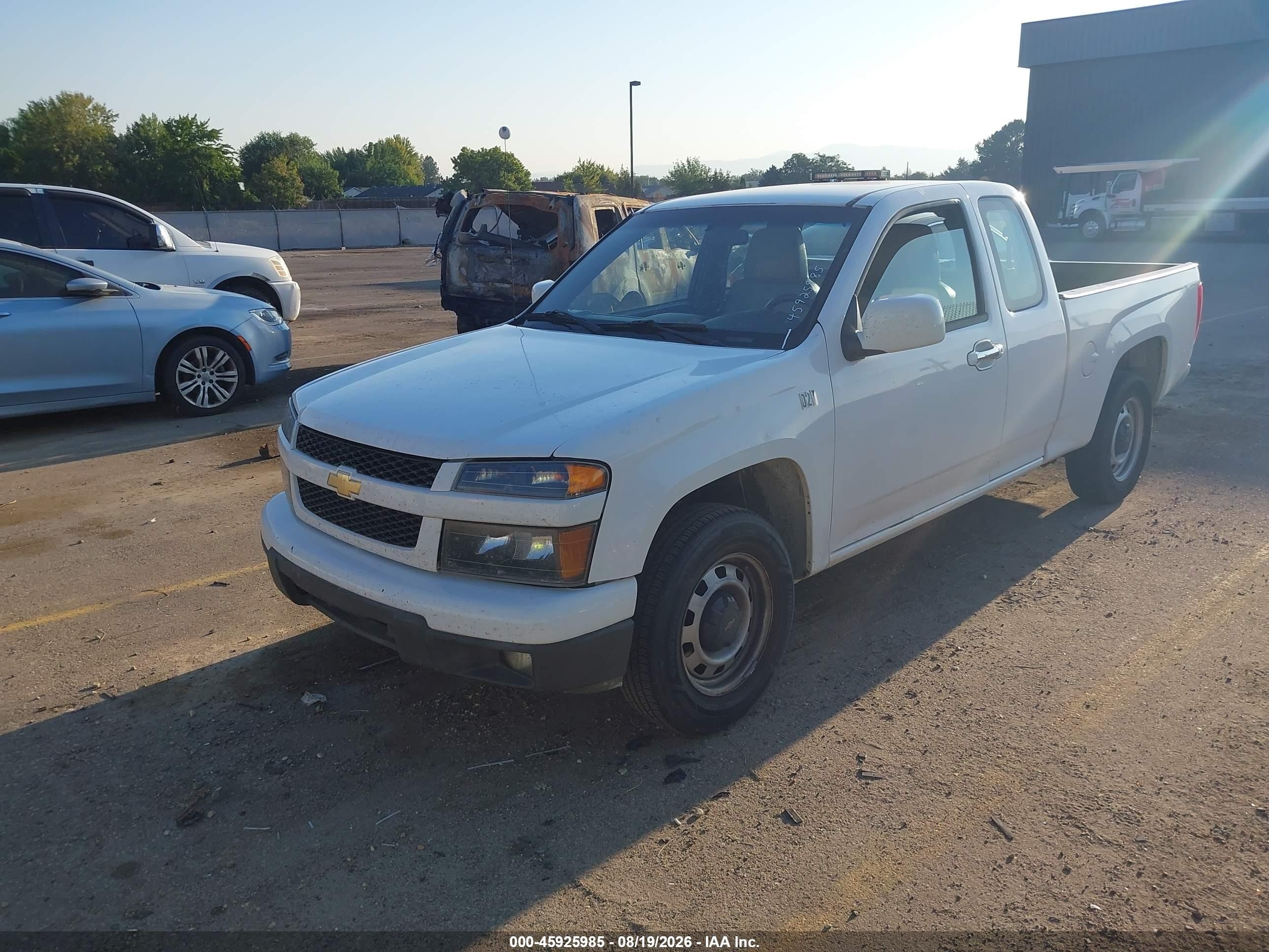 2012 Chevrolet Colorado Work Truck White vin: 1GCESBFE0C8159279