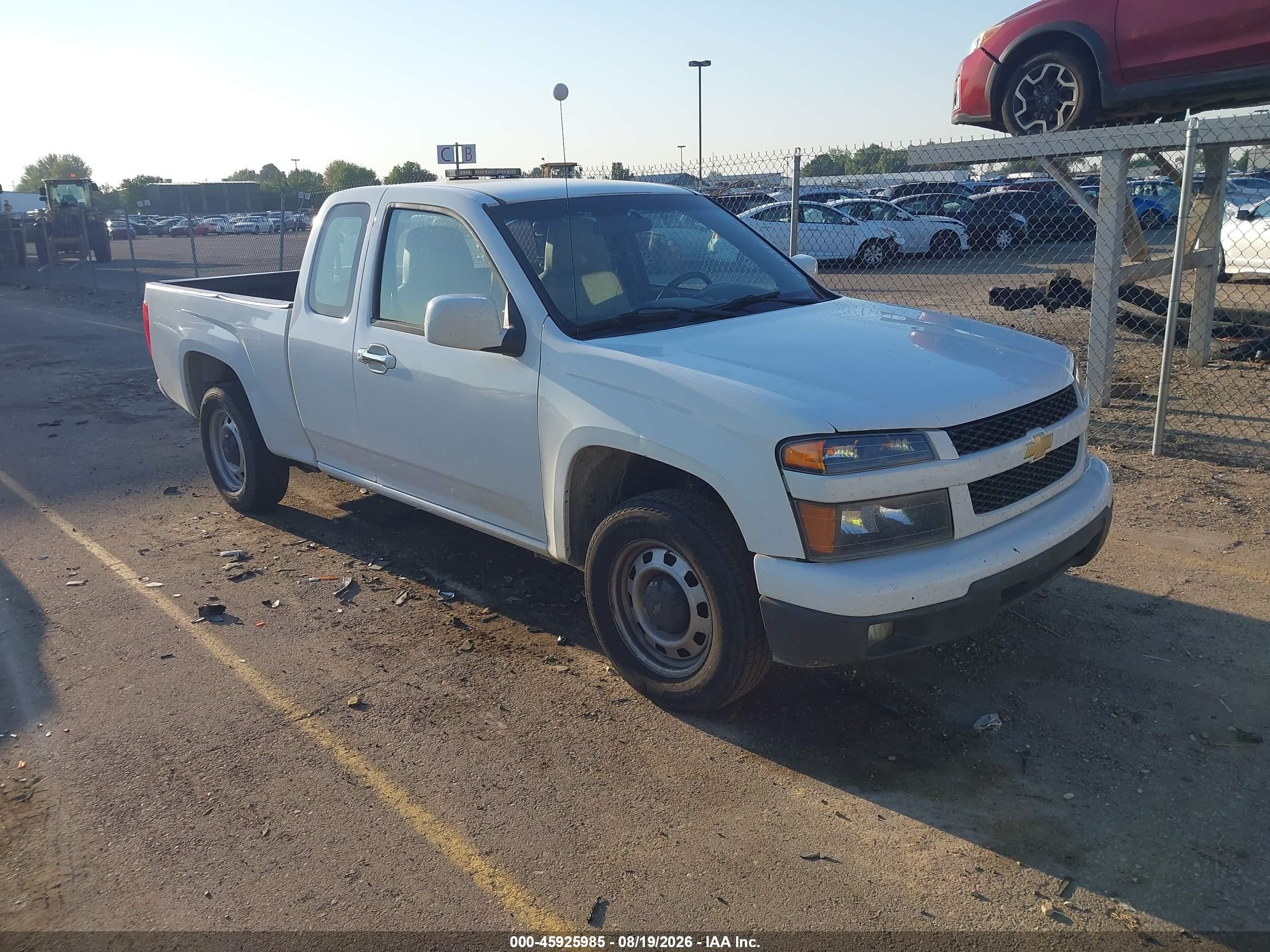 2012 Chevrolet Colorado Work Truck White vin: 1GCESBFE0C8159279