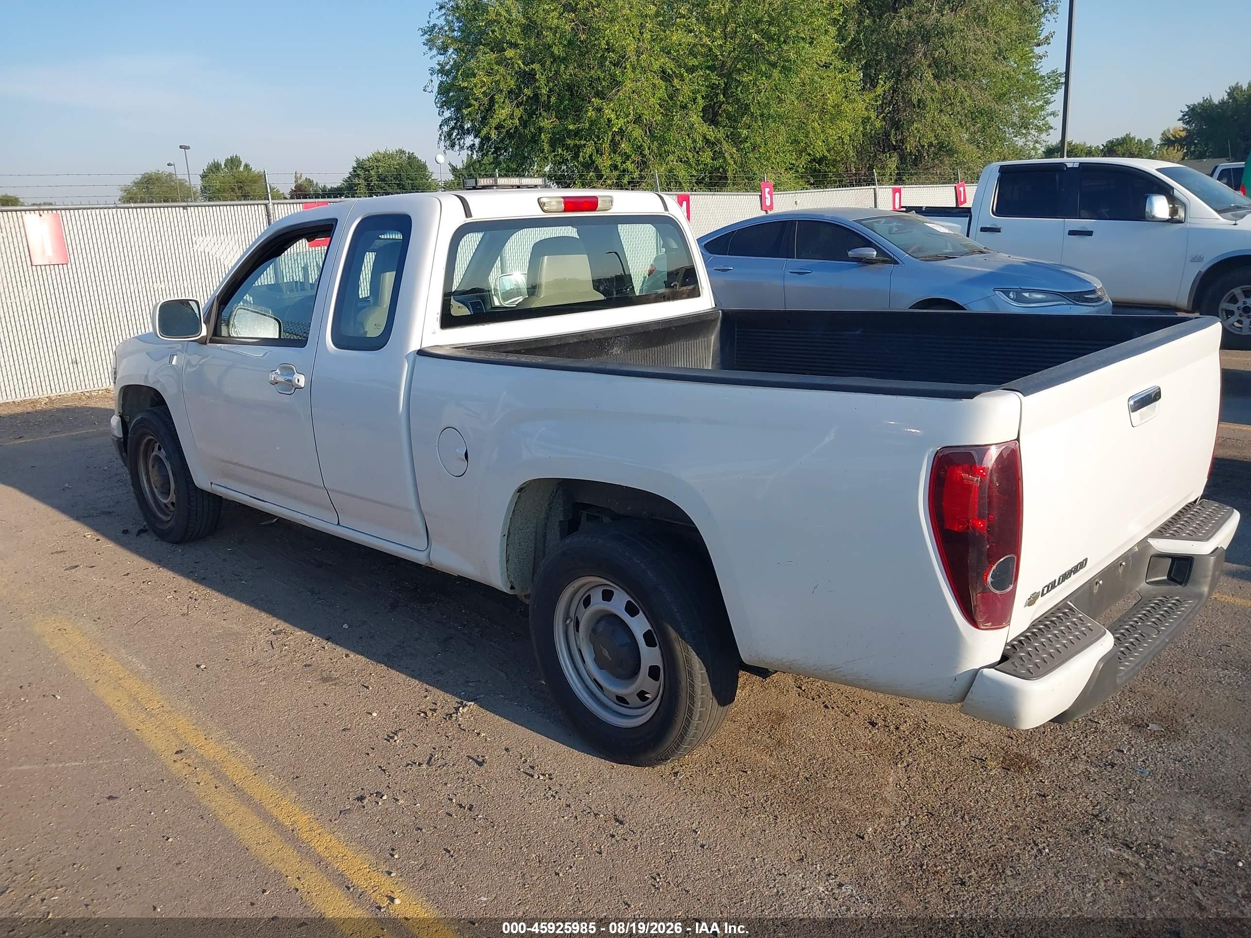 2012 Chevrolet Colorado Work Truck White vin: 1GCESBFE0C8159279