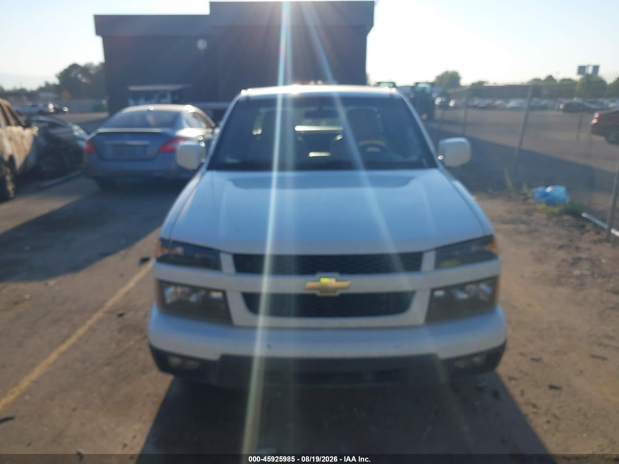 2012 Chevrolet Colorado Work Truck White vin: 1GCESBFE0C8159279