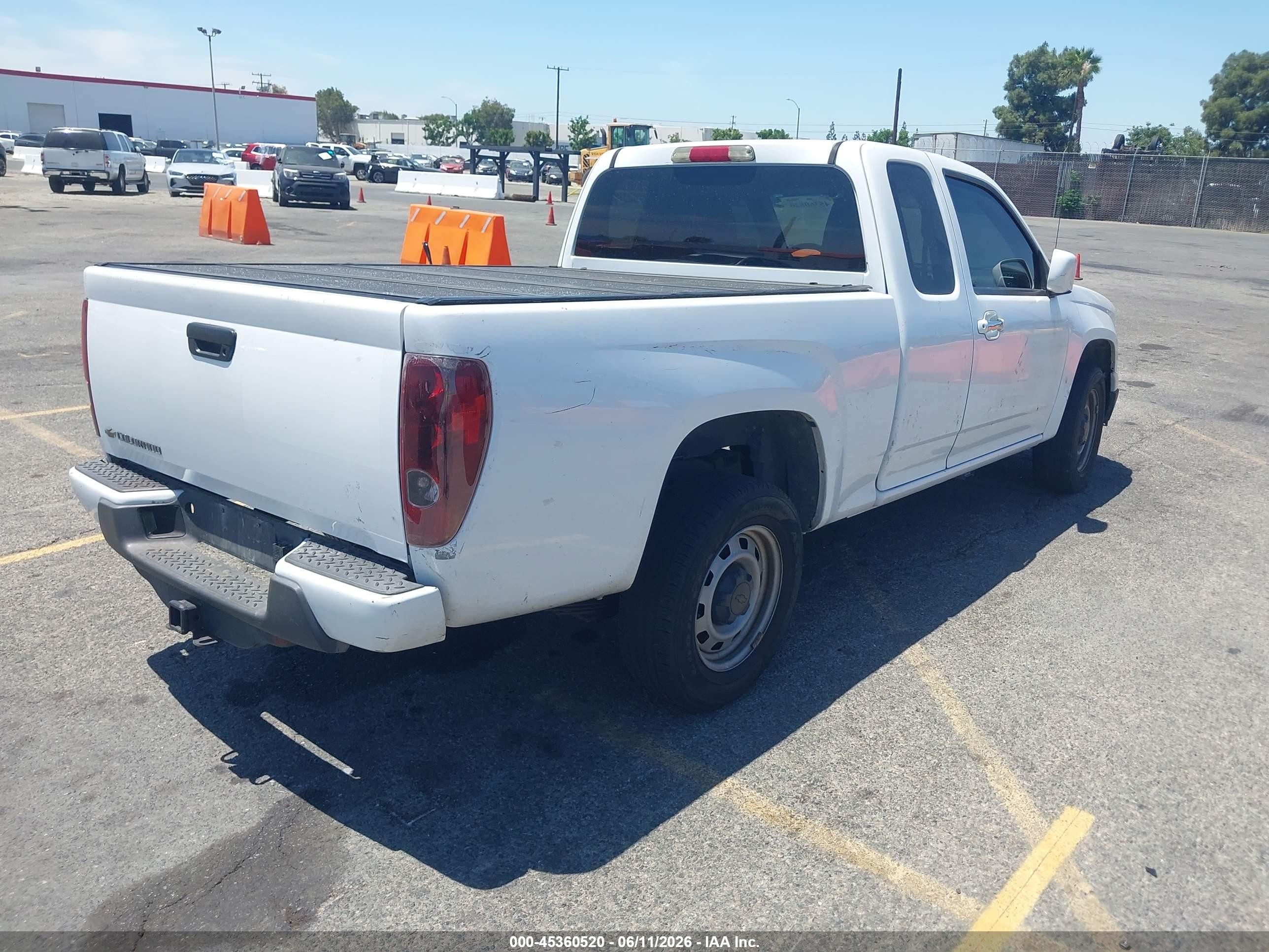 2012 Chevrolet Colorado Work Truck White vin: 1GCESBFE1C8170534