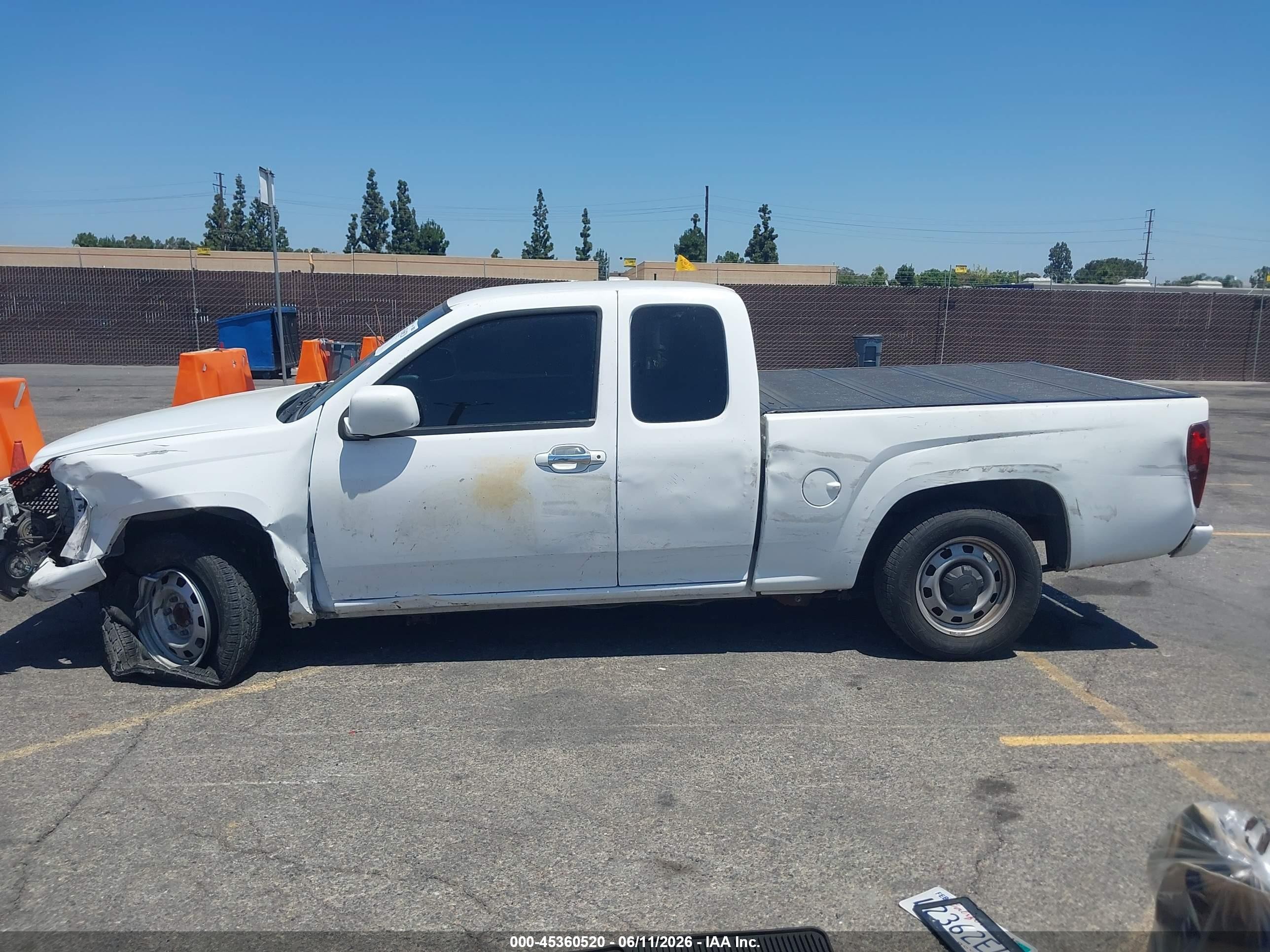 2012 Chevrolet Colorado Work Truck White vin: 1GCESBFE1C8170534