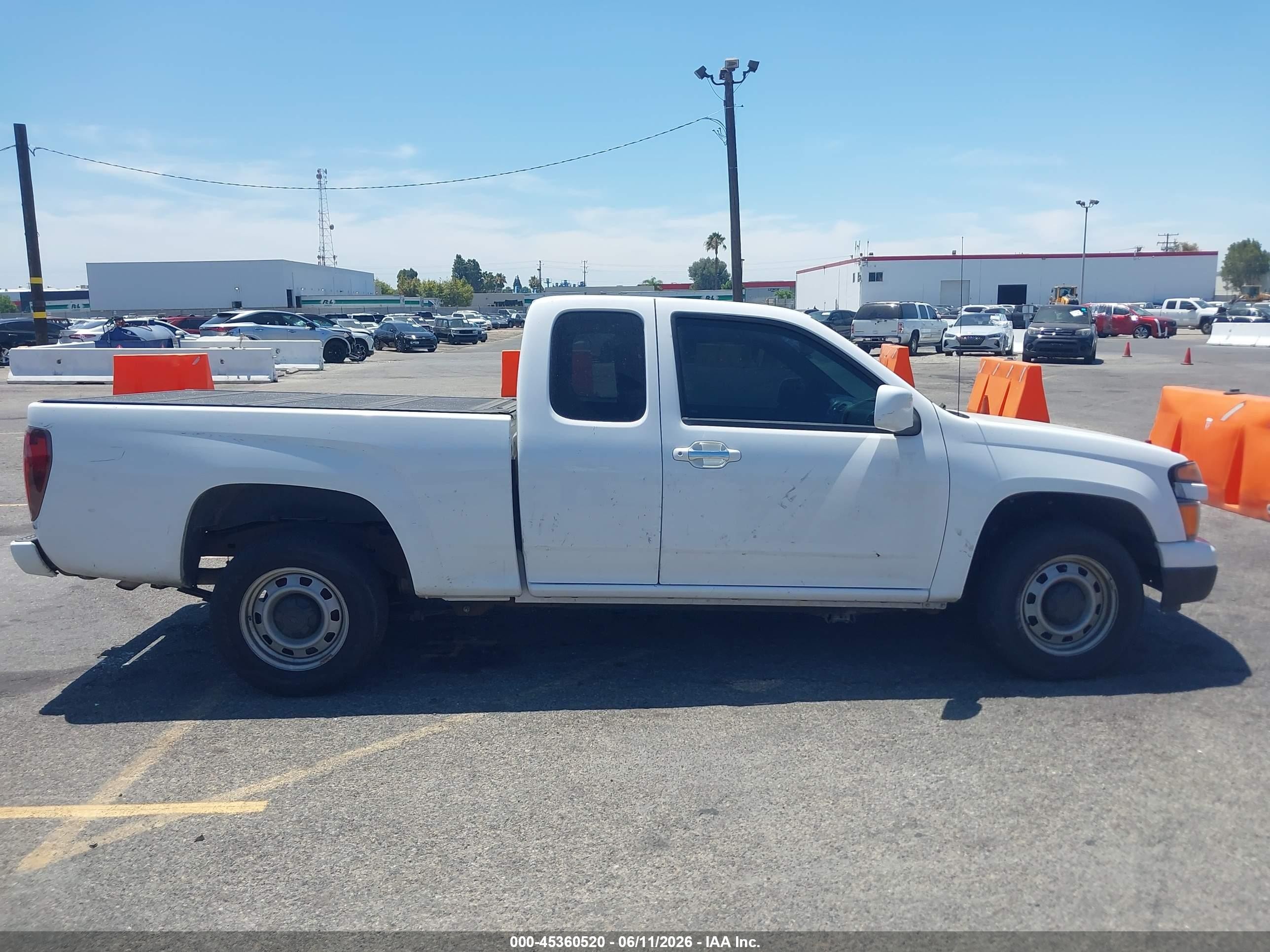 2012 Chevrolet Colorado Work Truck White vin: 1GCESBFE1C8170534