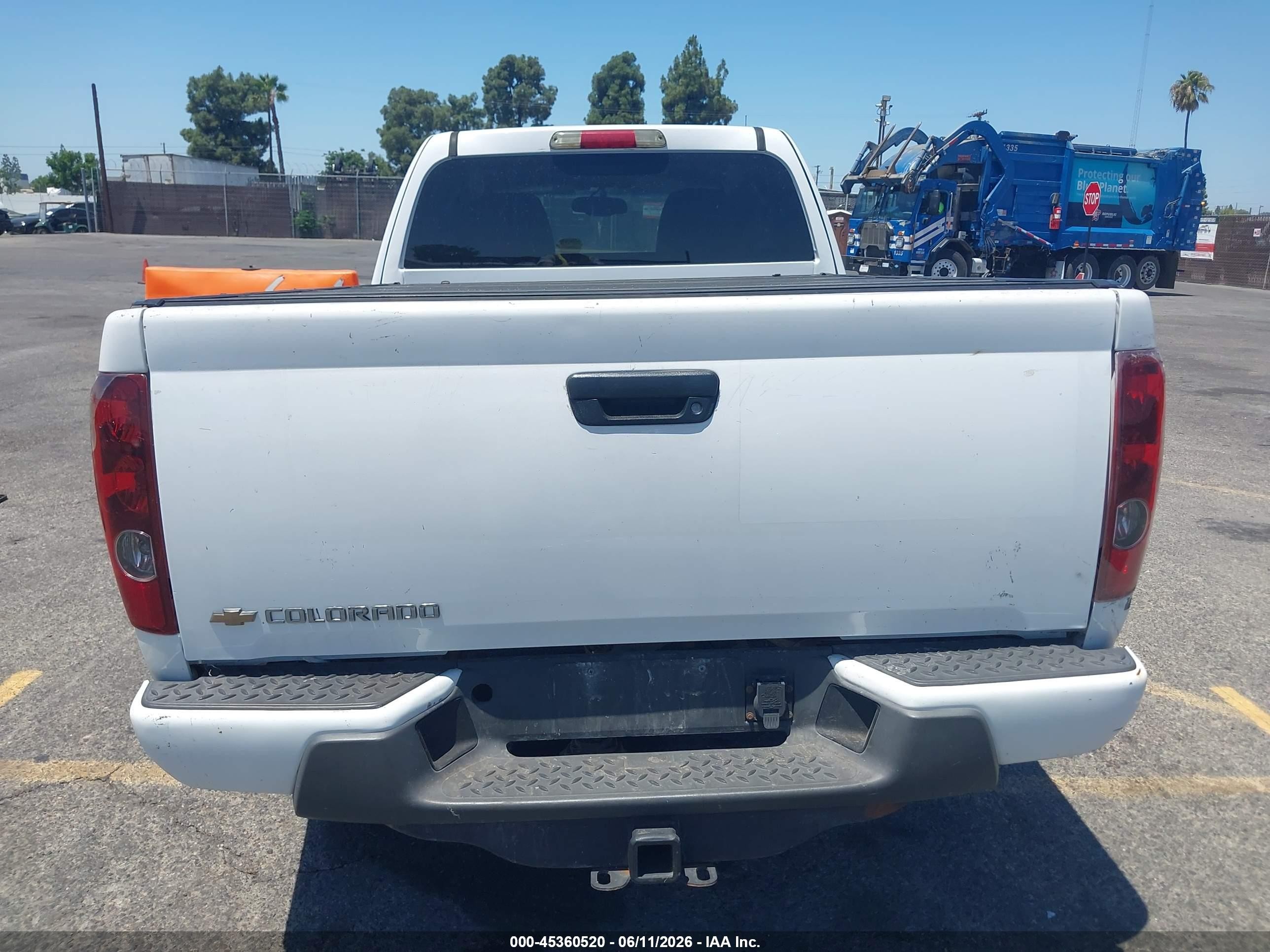 2012 Chevrolet Colorado Work Truck White vin: 1GCESBFE1C8170534