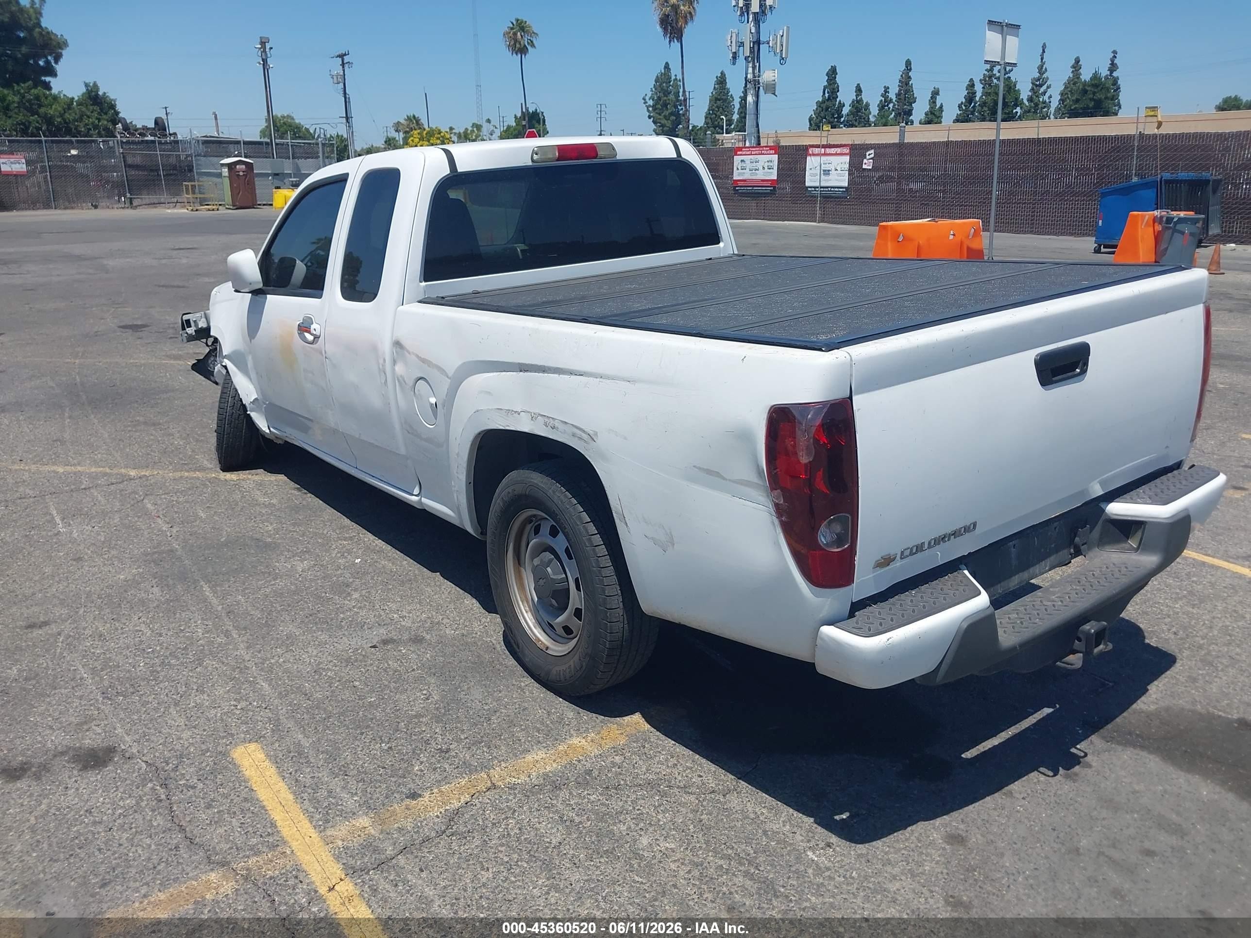 2012 Chevrolet Colorado Work Truck White vin: 1GCESBFE1C8170534