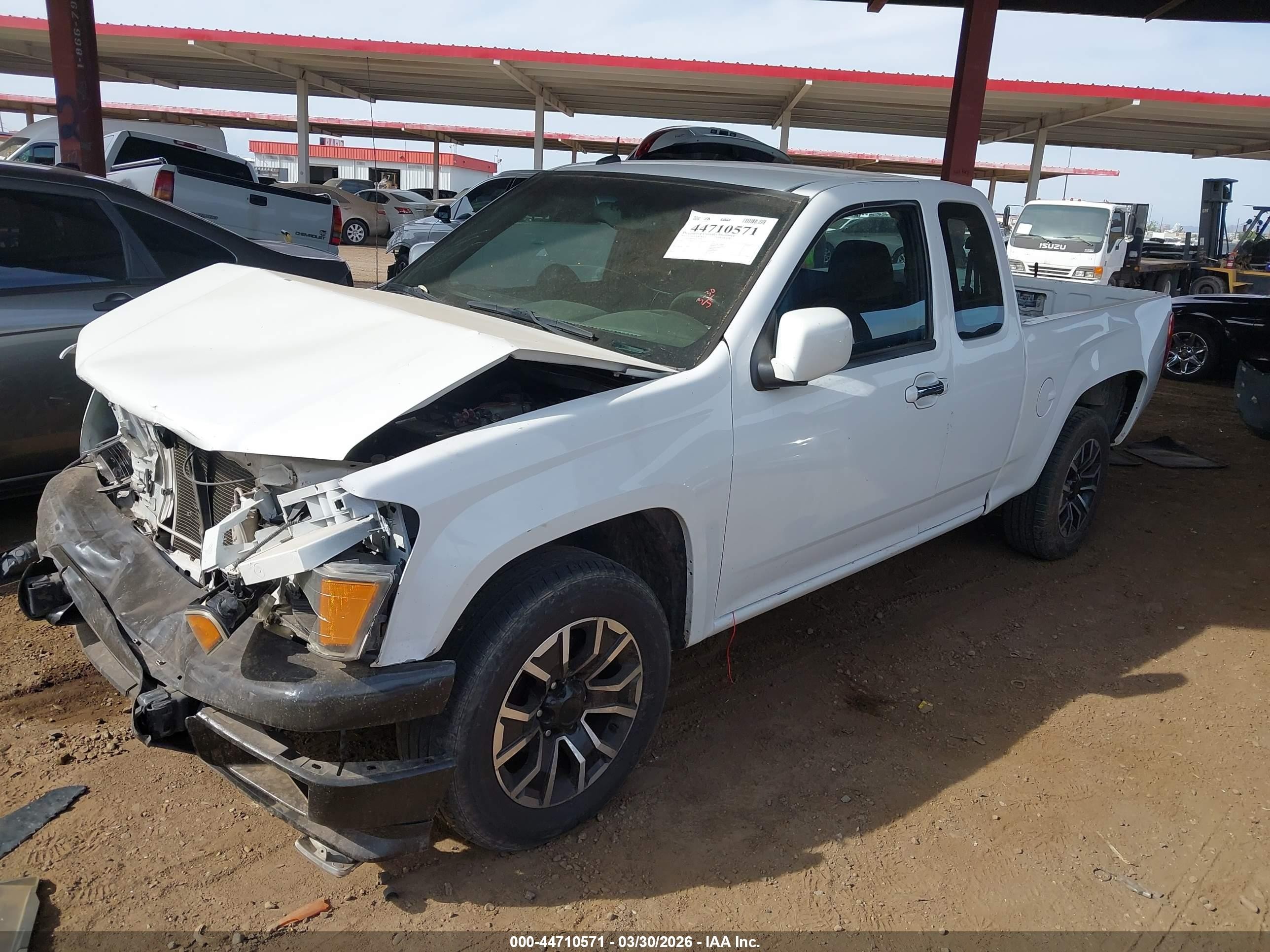 2012 Chevrolet Colorado Work Truck White vin: 1GCESBFE2C8139759