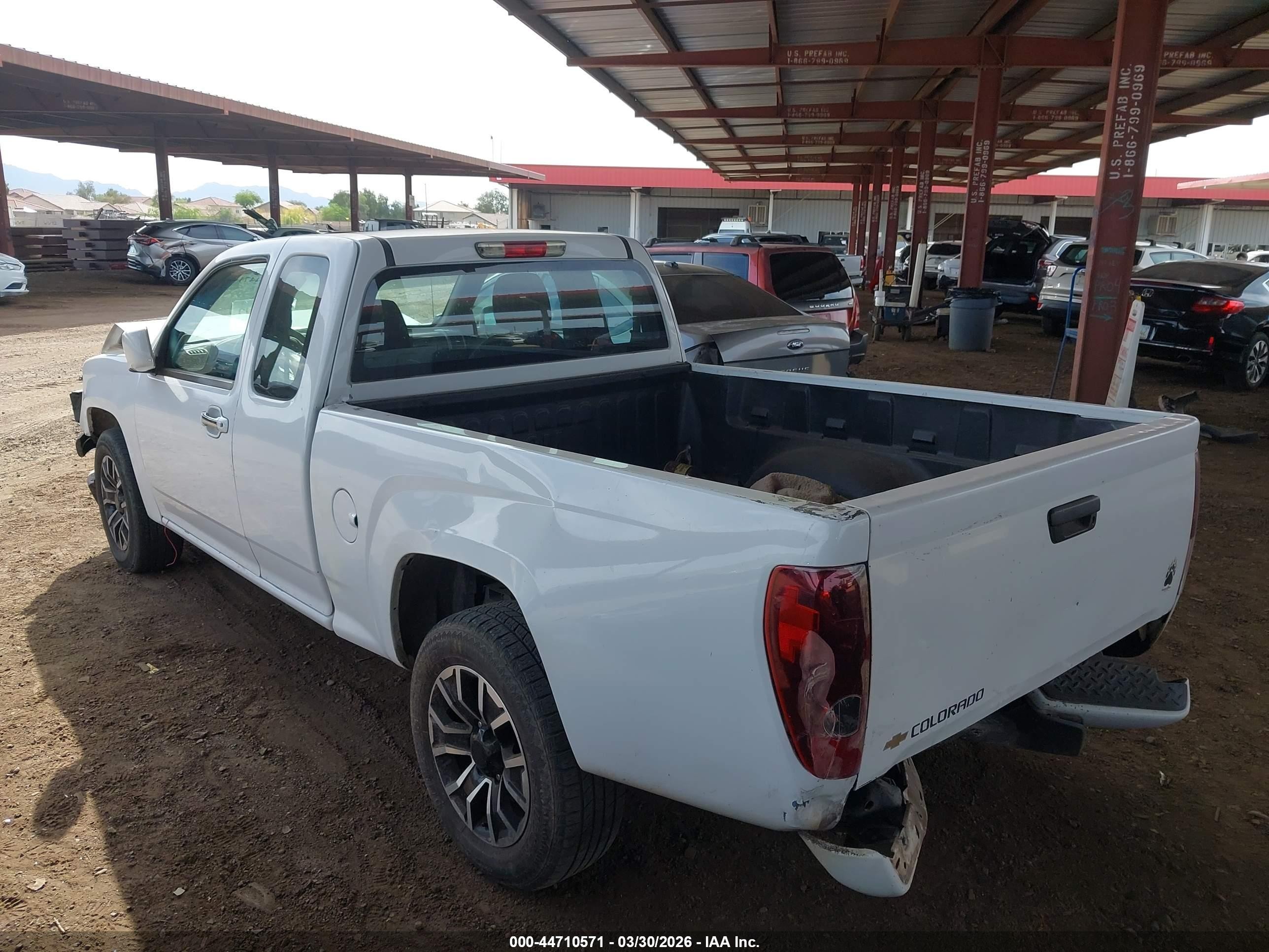 2012 Chevrolet Colorado Work Truck White vin: 1GCESBFE2C8139759