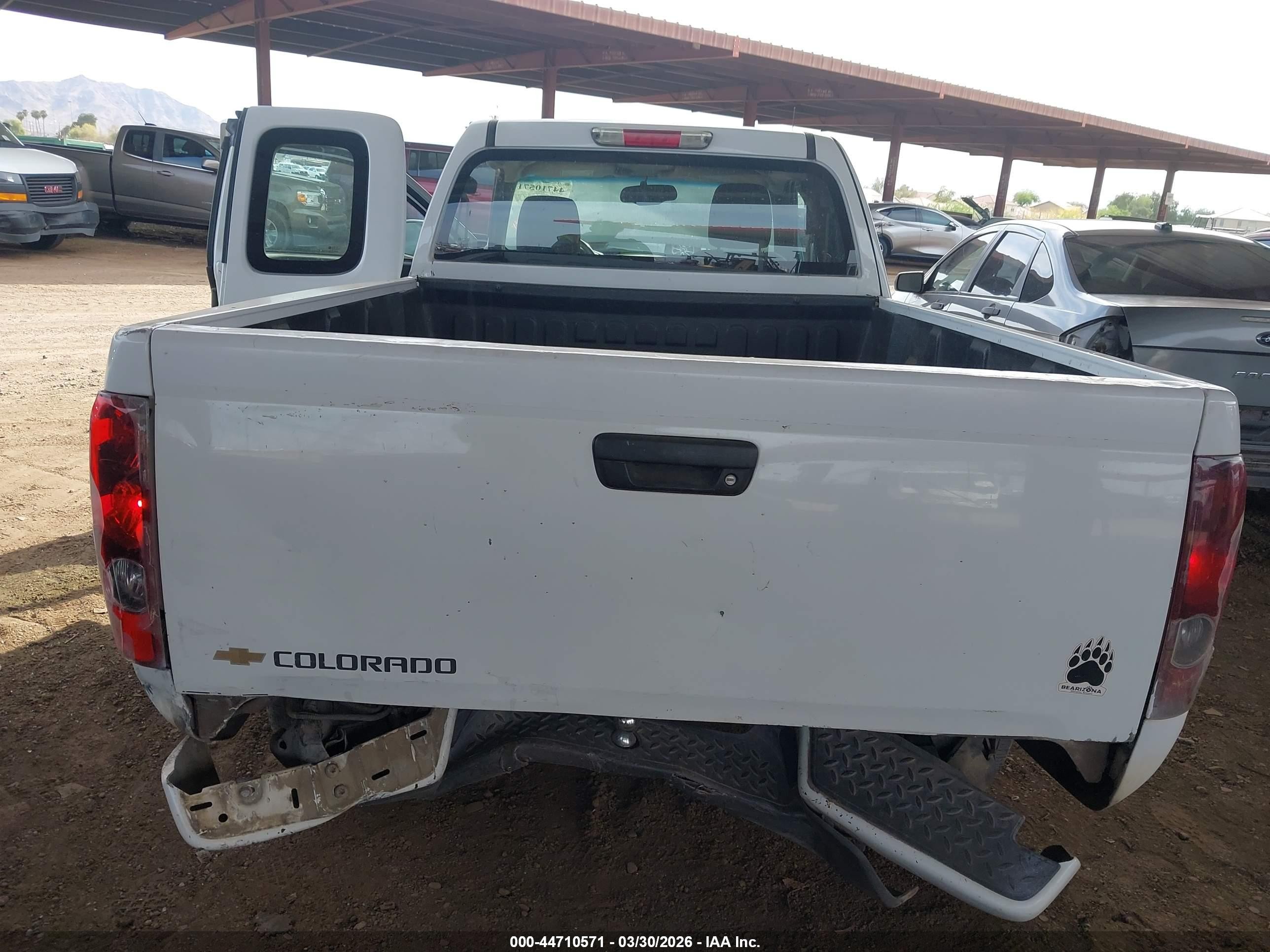 2012 Chevrolet Colorado Work Truck White vin: 1GCESBFE2C8139759