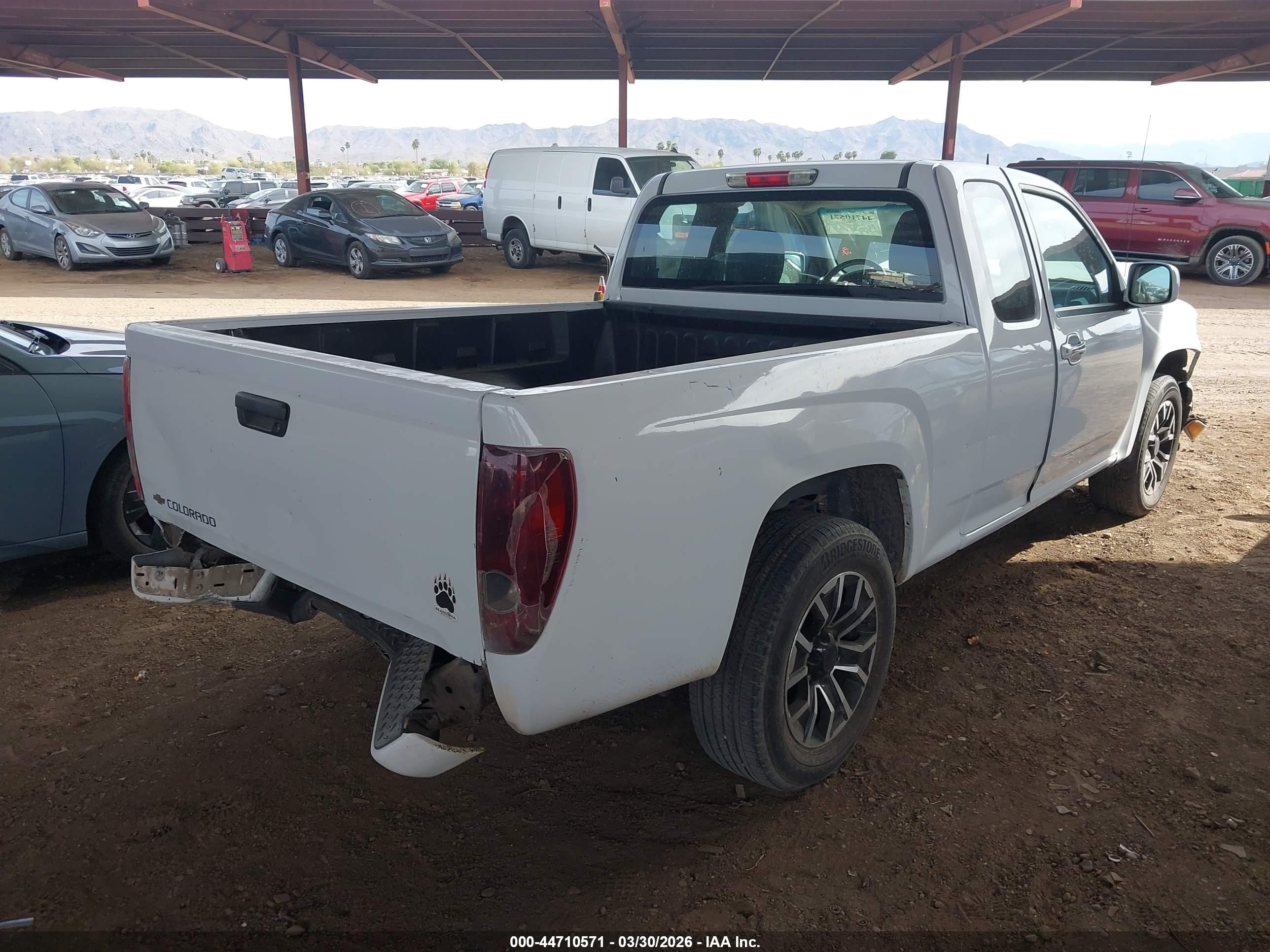 2012 Chevrolet Colorado Work Truck White vin: 1GCESBFE2C8139759