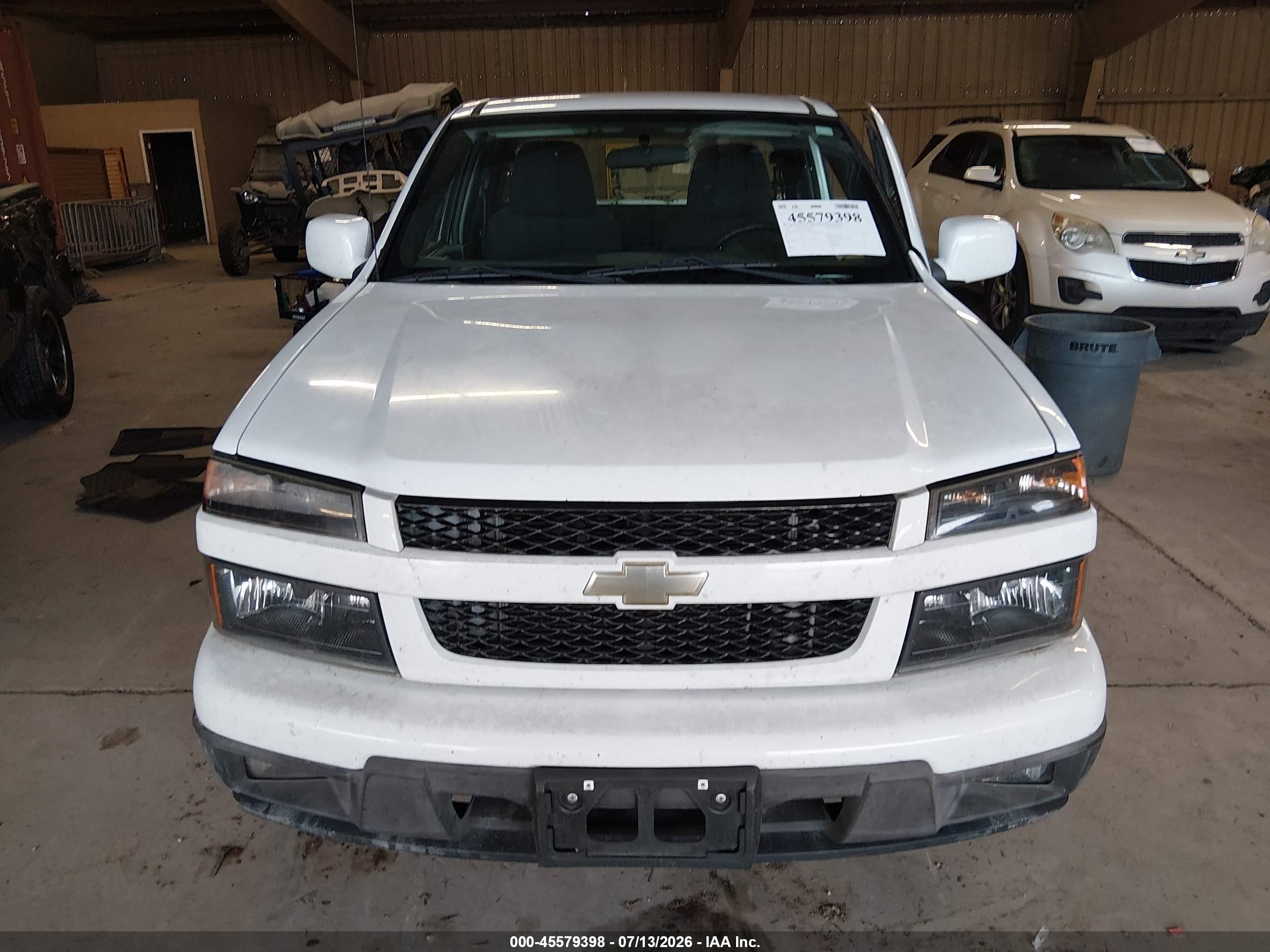 2012 Chevrolet Colorado Work Truck White vin: 1GCESBFE2C8170042