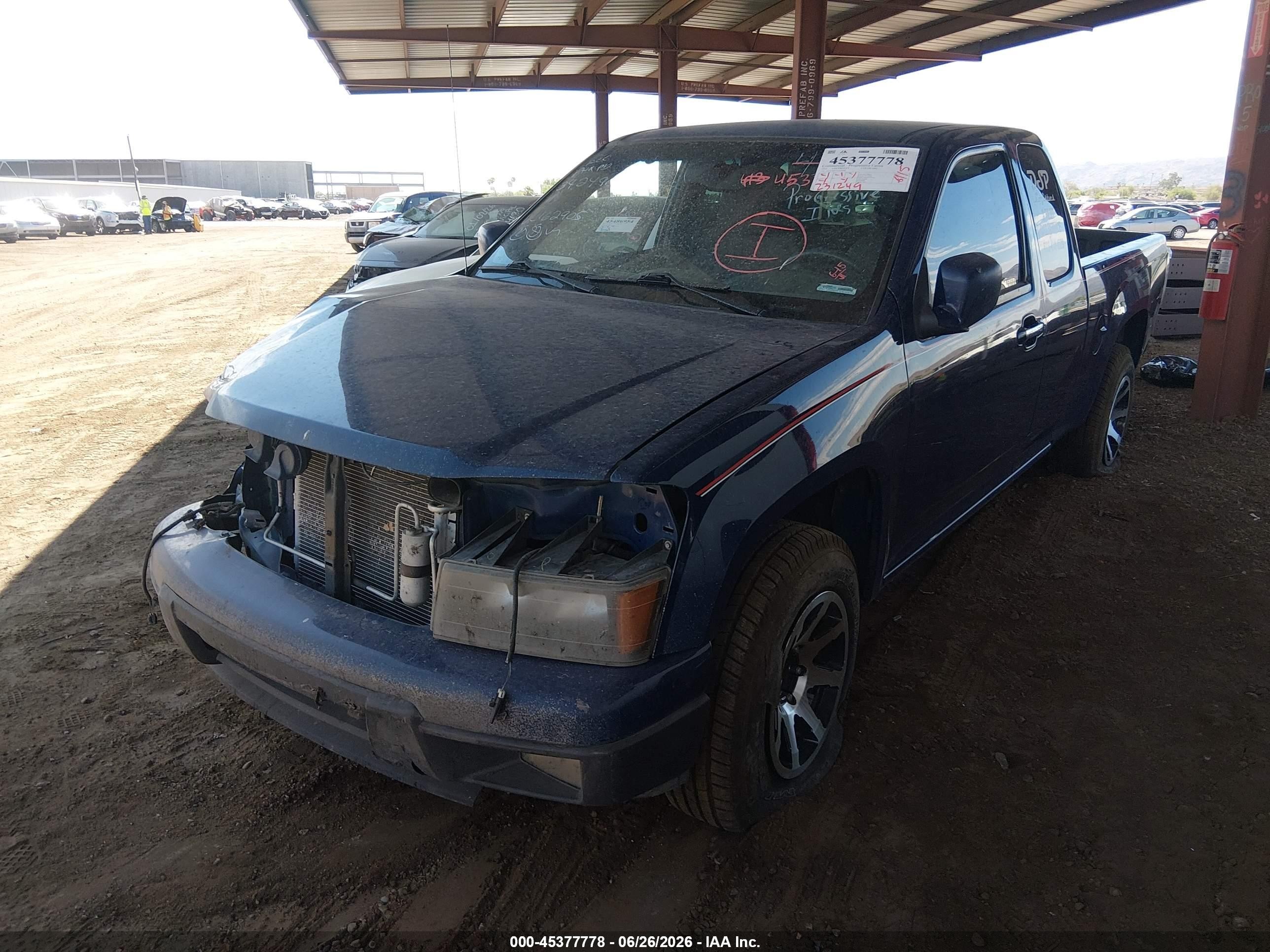 2012 Chevrolet Colorado Work Truck Blue vin: 1GCESBFE3C8162905