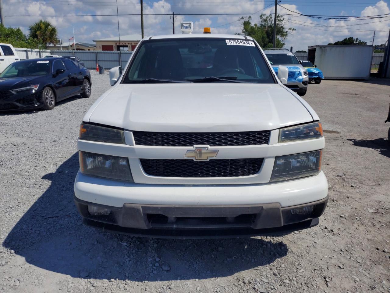 2012 Chevrolet Colorado White vin: 1GCESBFE5C8169564