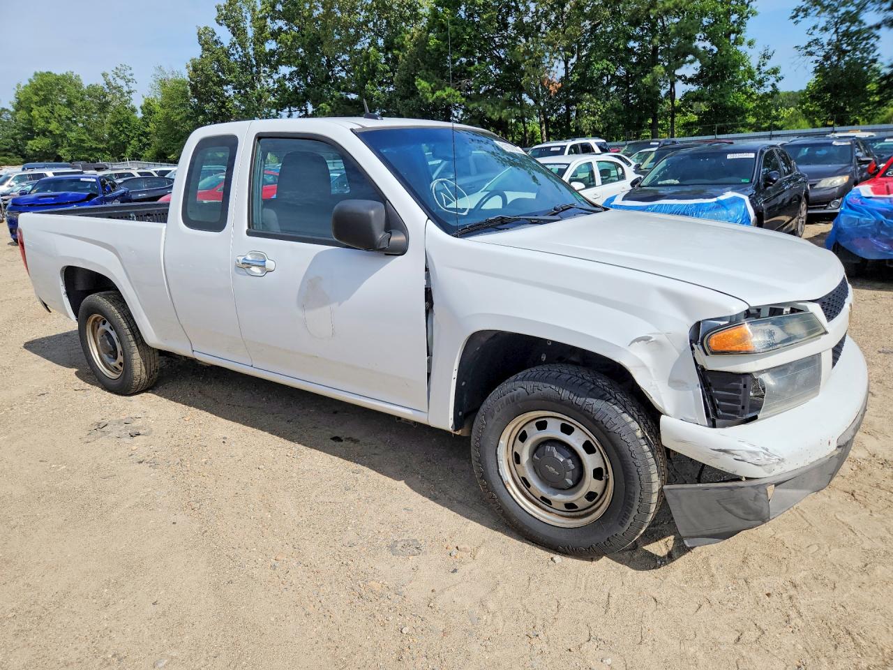 2012 Chevrolet Colorado White vin: 1GCESBFE9C8125650