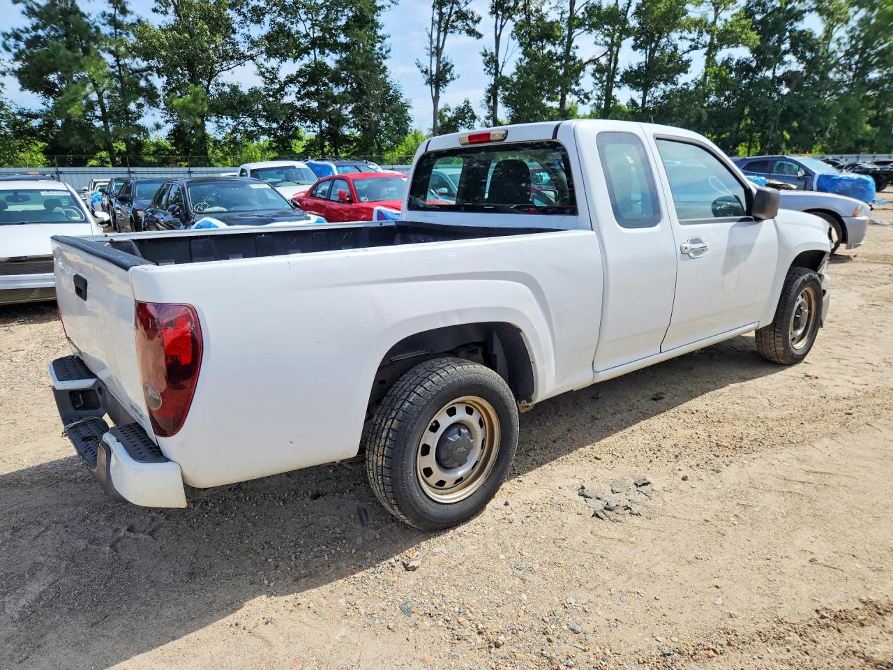 2012 Chevrolet Colorado White vin: 1GCESBFE9C8125650