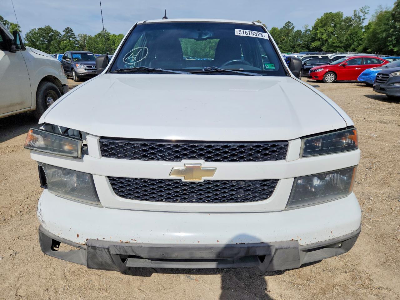 2012 Chevrolet Colorado White vin: 1GCESBFE9C8125650