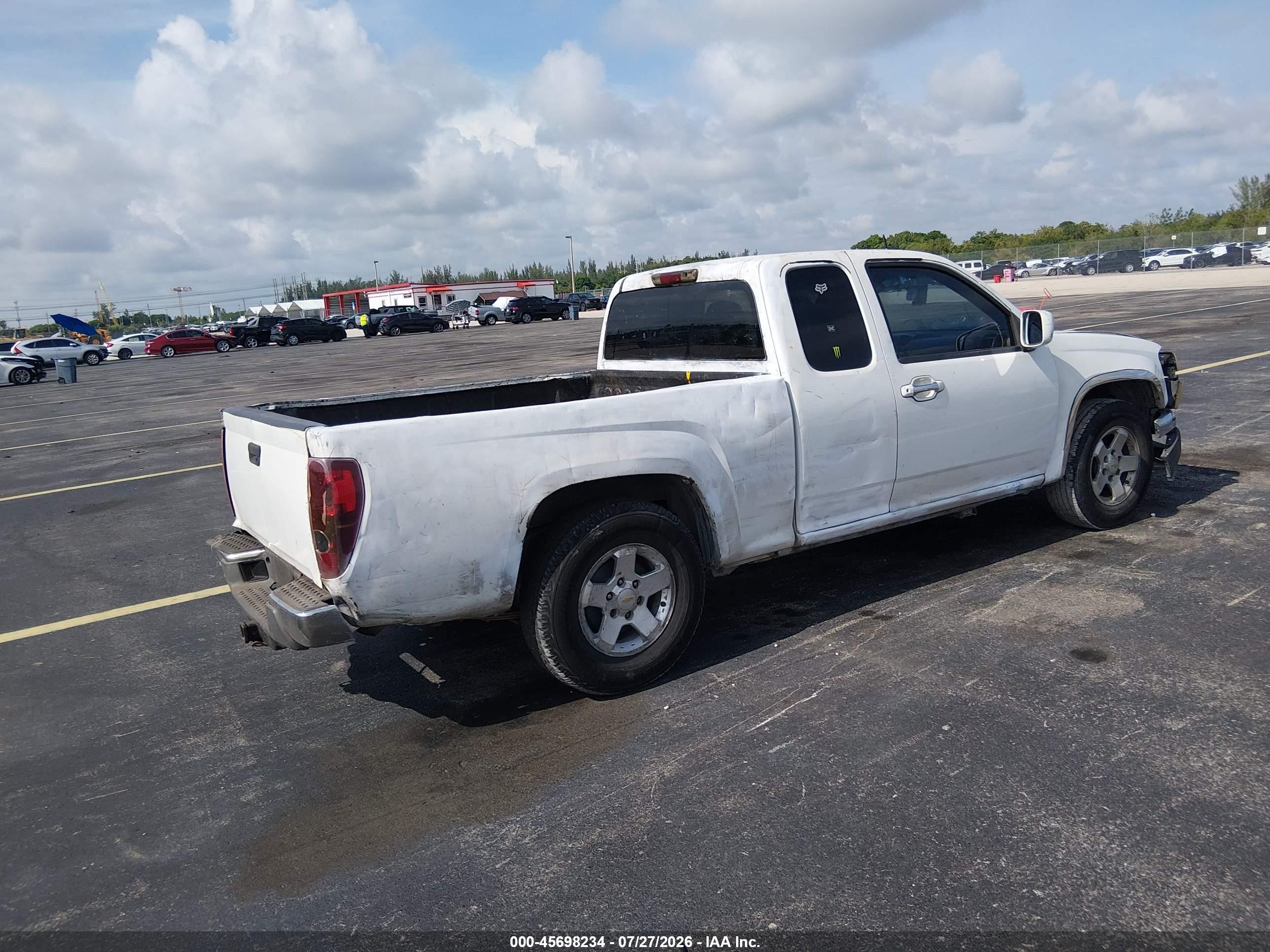 2010 Chevrolet Colorado 1lt White vin: 1GCESCD90A8121169