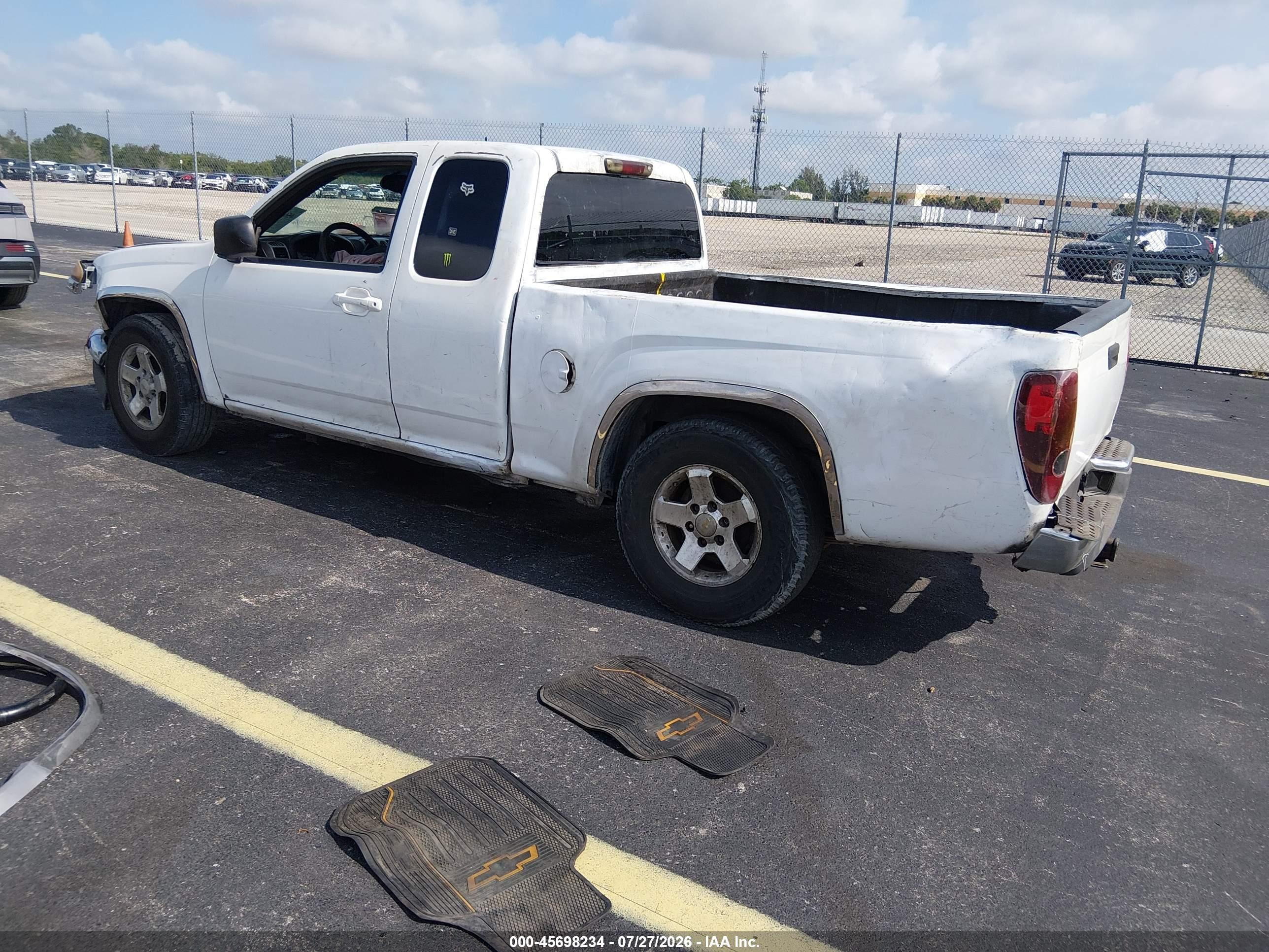 2010 Chevrolet Colorado 1lt White vin: 1GCESCD90A8121169