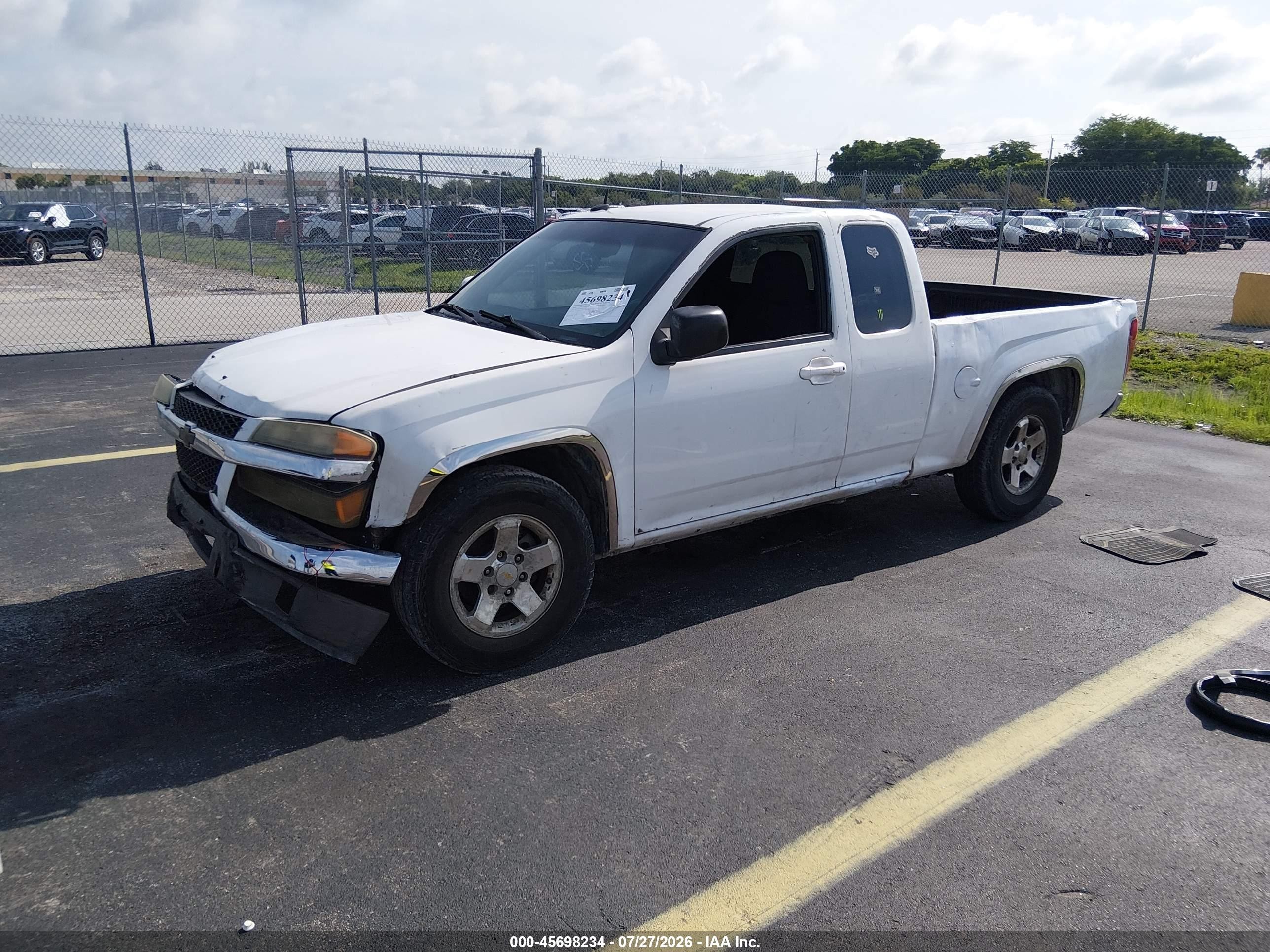 2010 Chevrolet Colorado 1lt White vin: 1GCESCD90A8121169