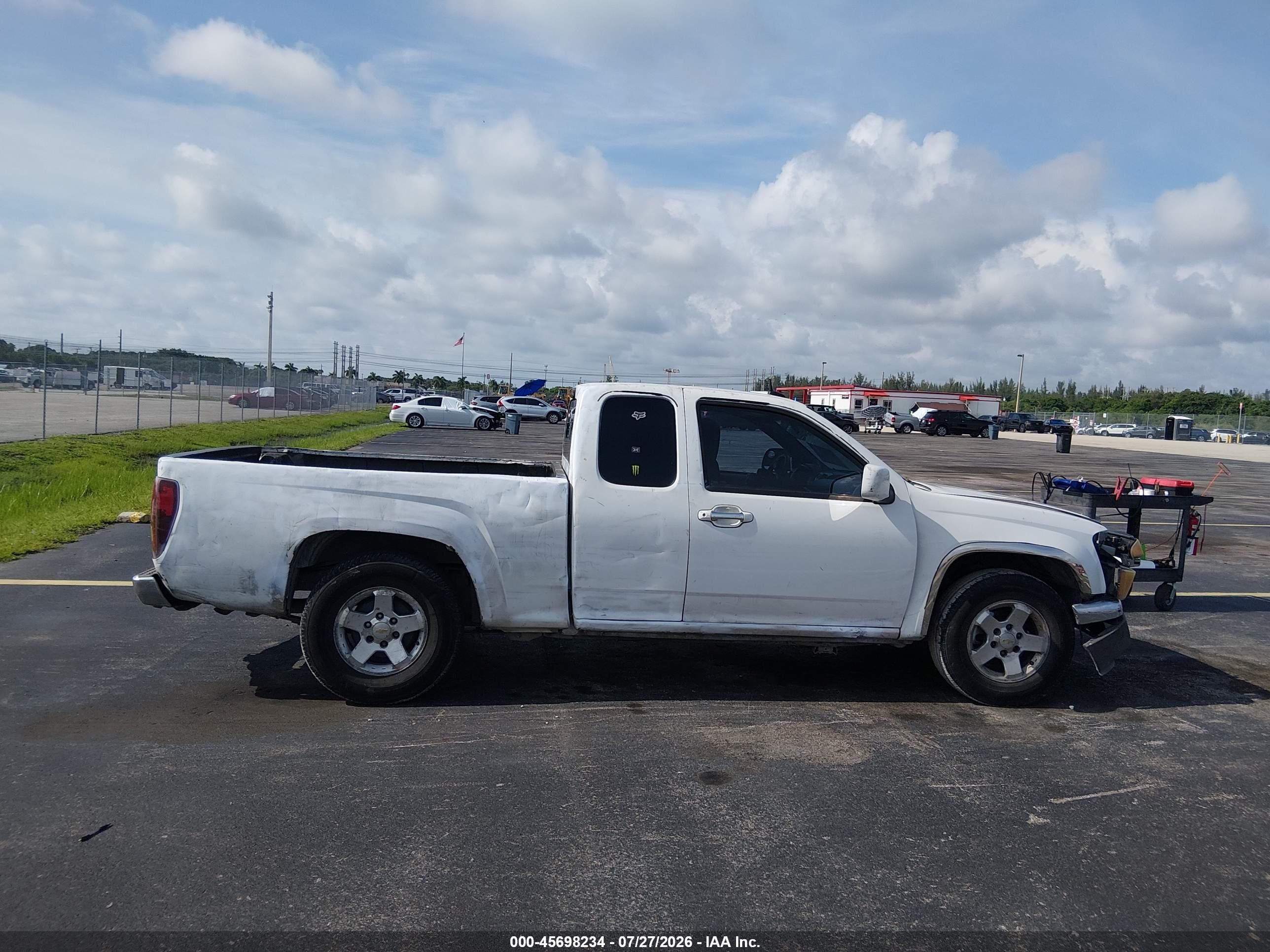 2010 Chevrolet Colorado 1lt White vin: 1GCESCD90A8121169