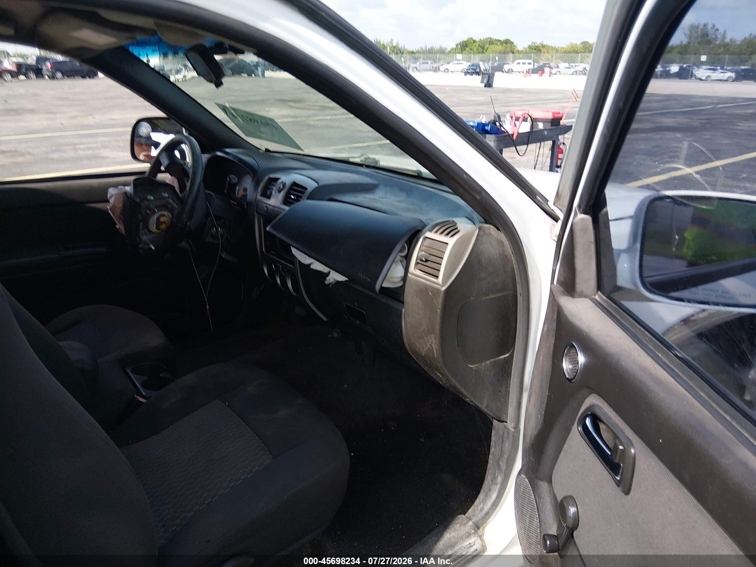 2010 Chevrolet Colorado 1lt White vin: 1GCESCD90A8121169