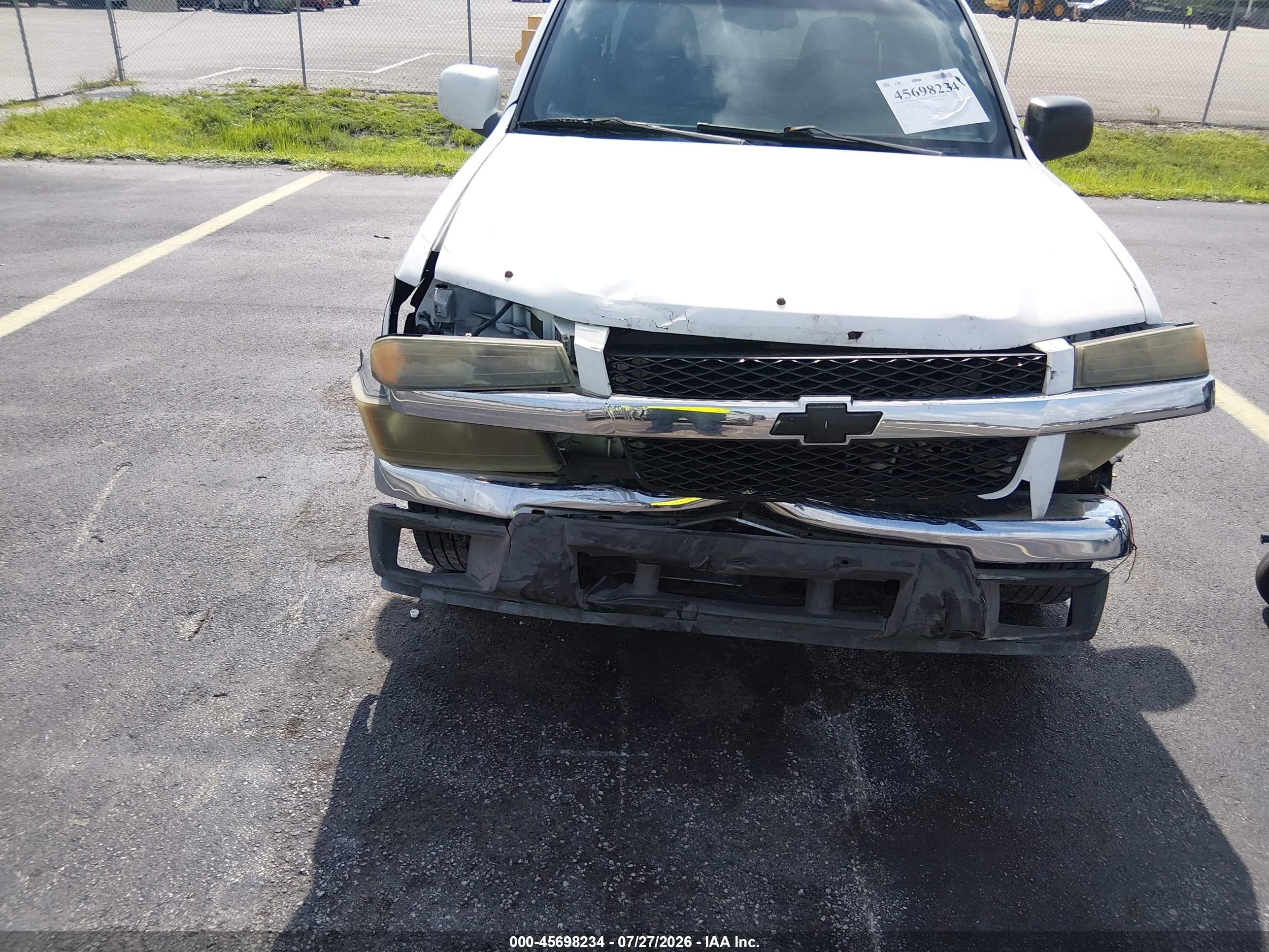 2010 Chevrolet Colorado 1lt White vin: 1GCESCD90A8121169