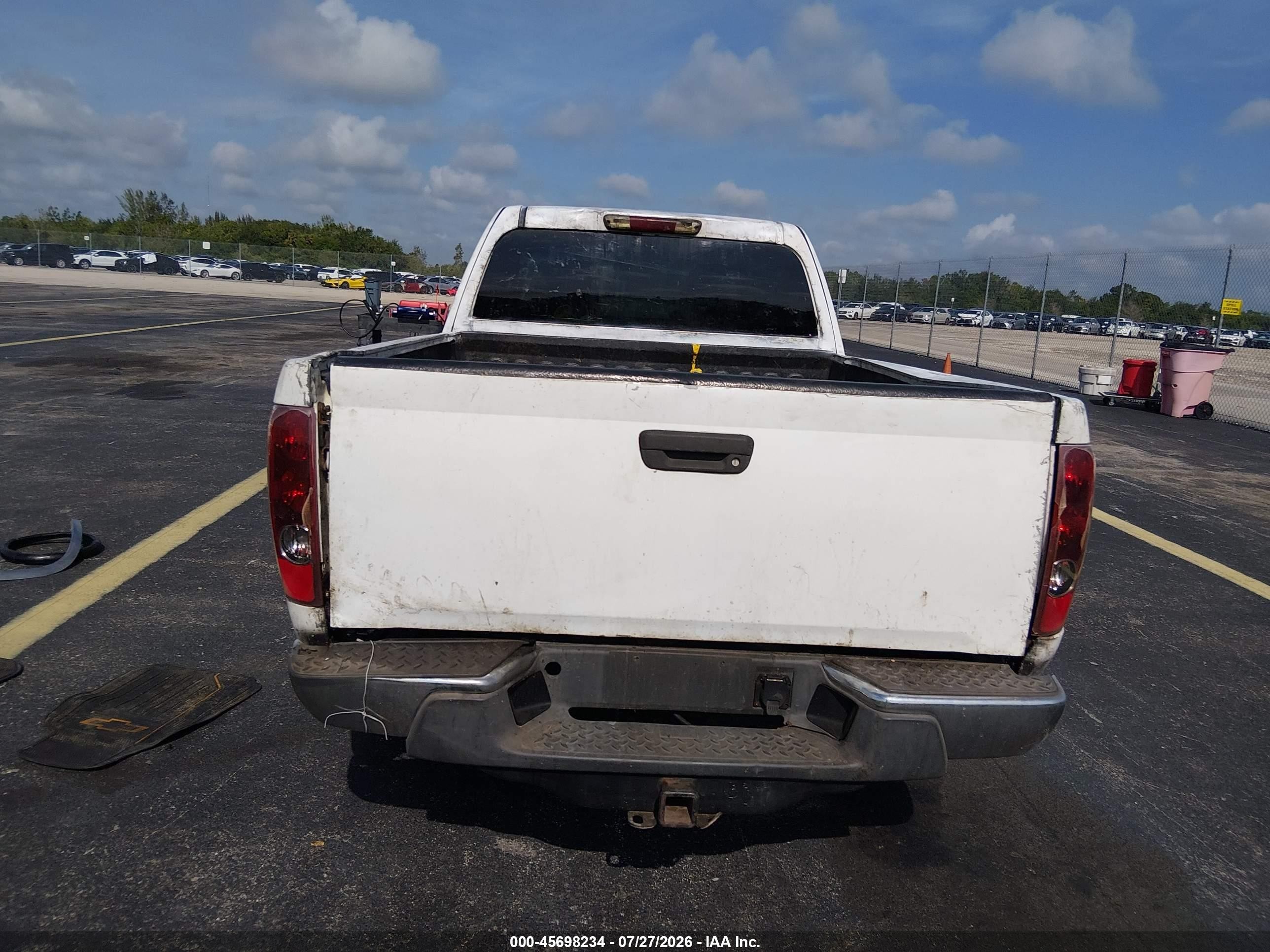 2010 Chevrolet Colorado 1lt White vin: 1GCESCD90A8121169