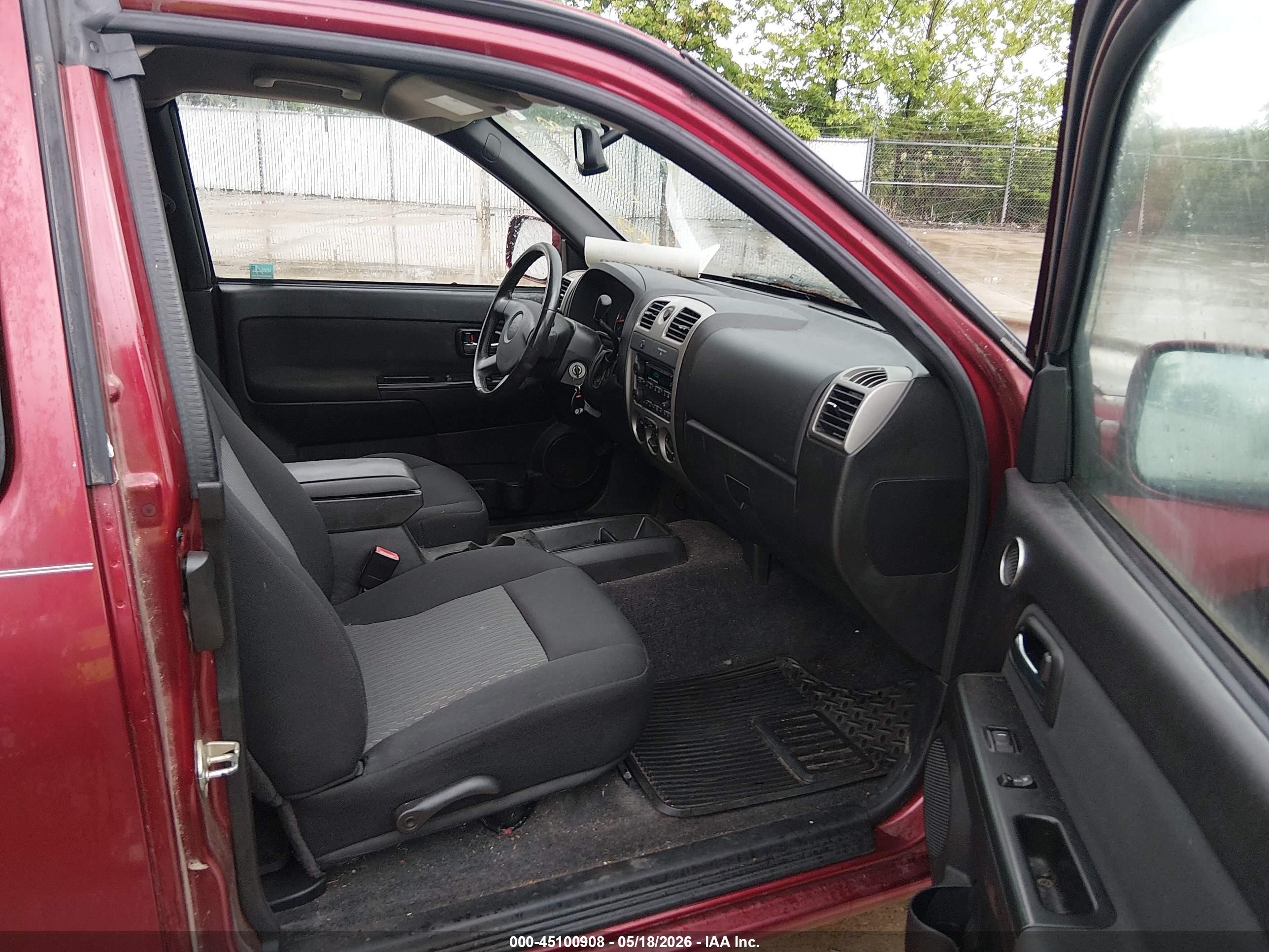 2010 Chevrolet Colorado 1lt Red vin: 1GCESCD98A8130816