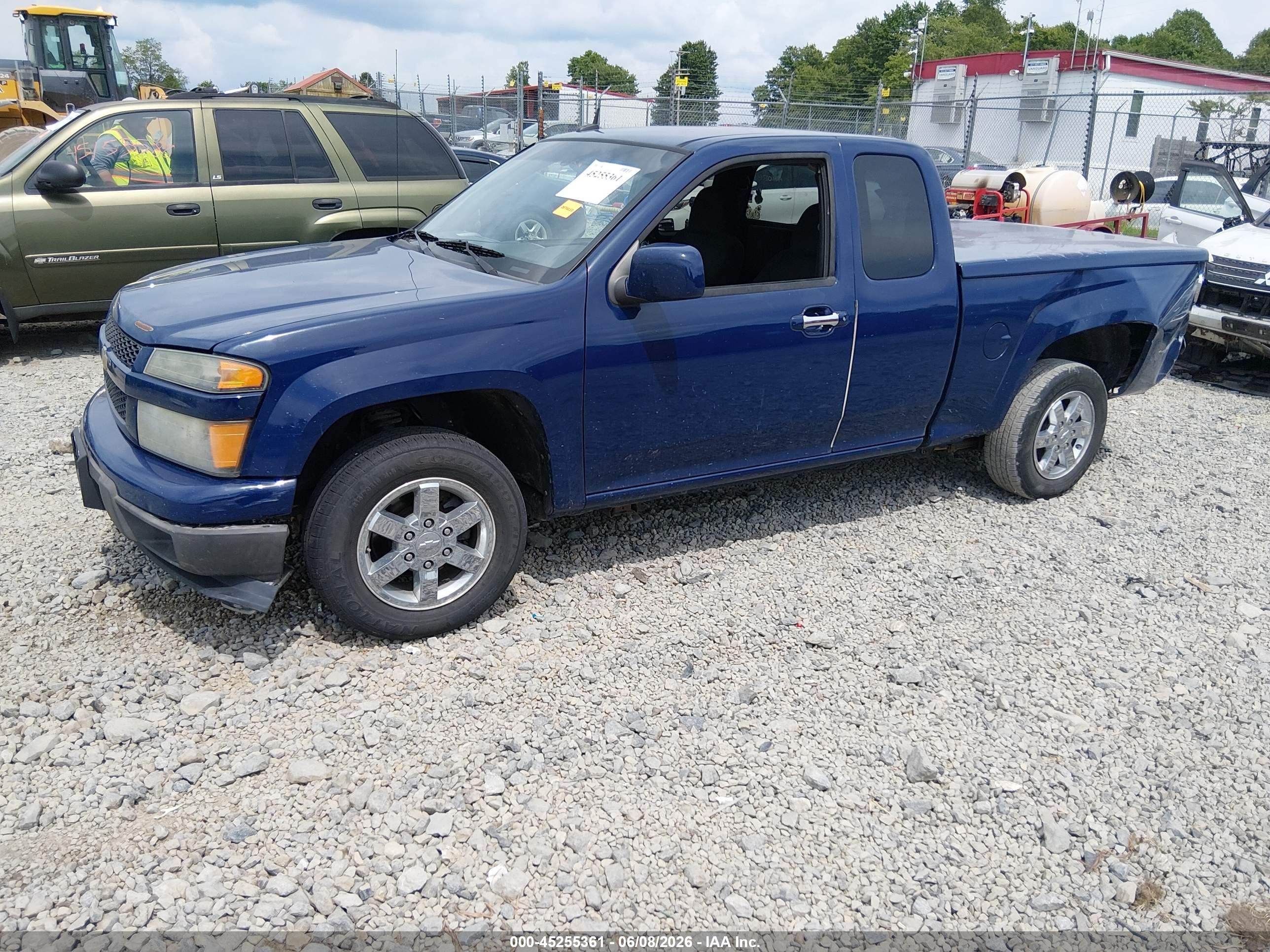 2010 Chevrolet Colorado 1lt Blue vin: 1GCESCDE0A8147672
