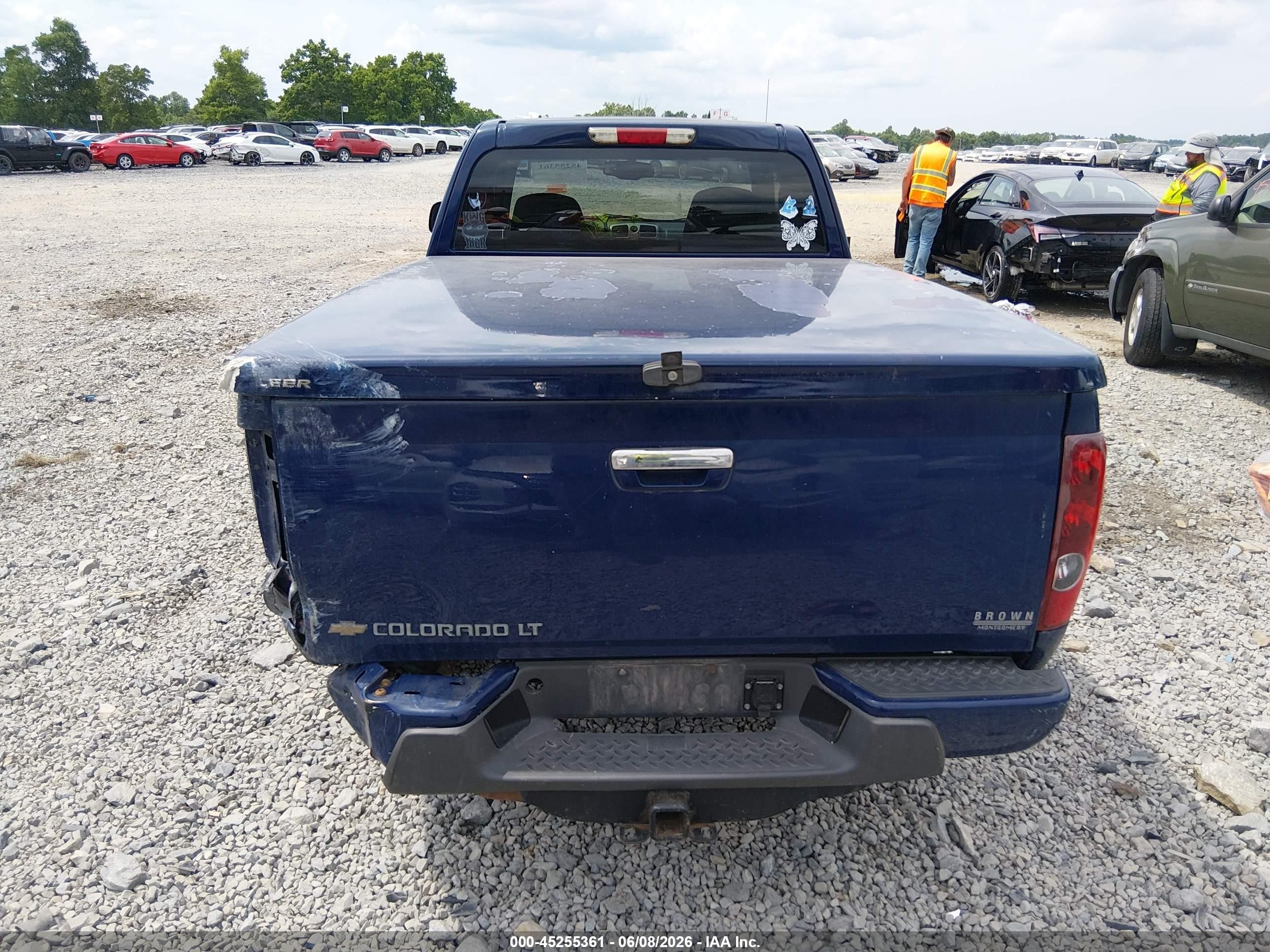 2010 Chevrolet Colorado 1lt Blue vin: 1GCESCDE0A8147672