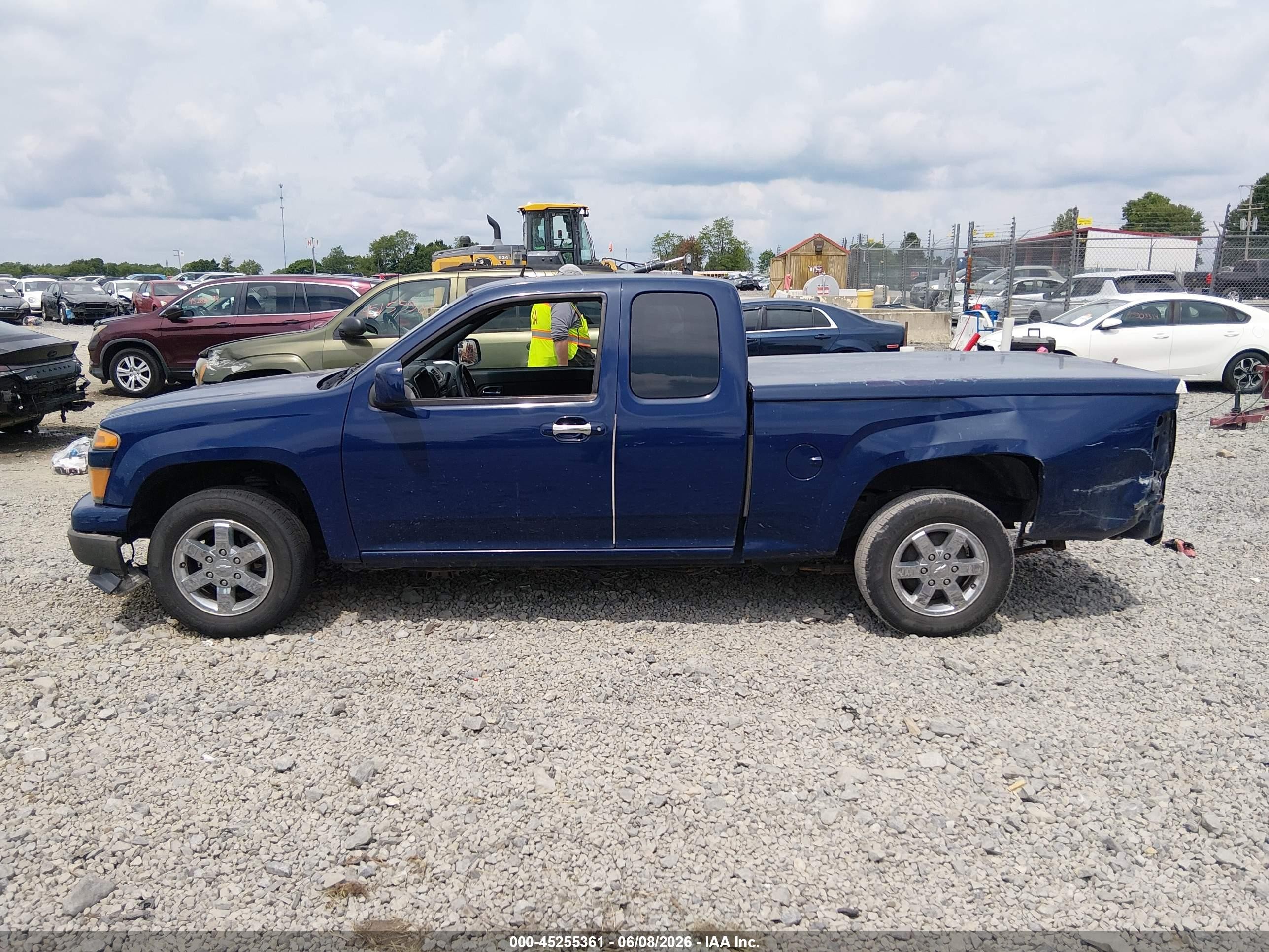 2010 Chevrolet Colorado 1lt Blue vin: 1GCESCDE0A8147672