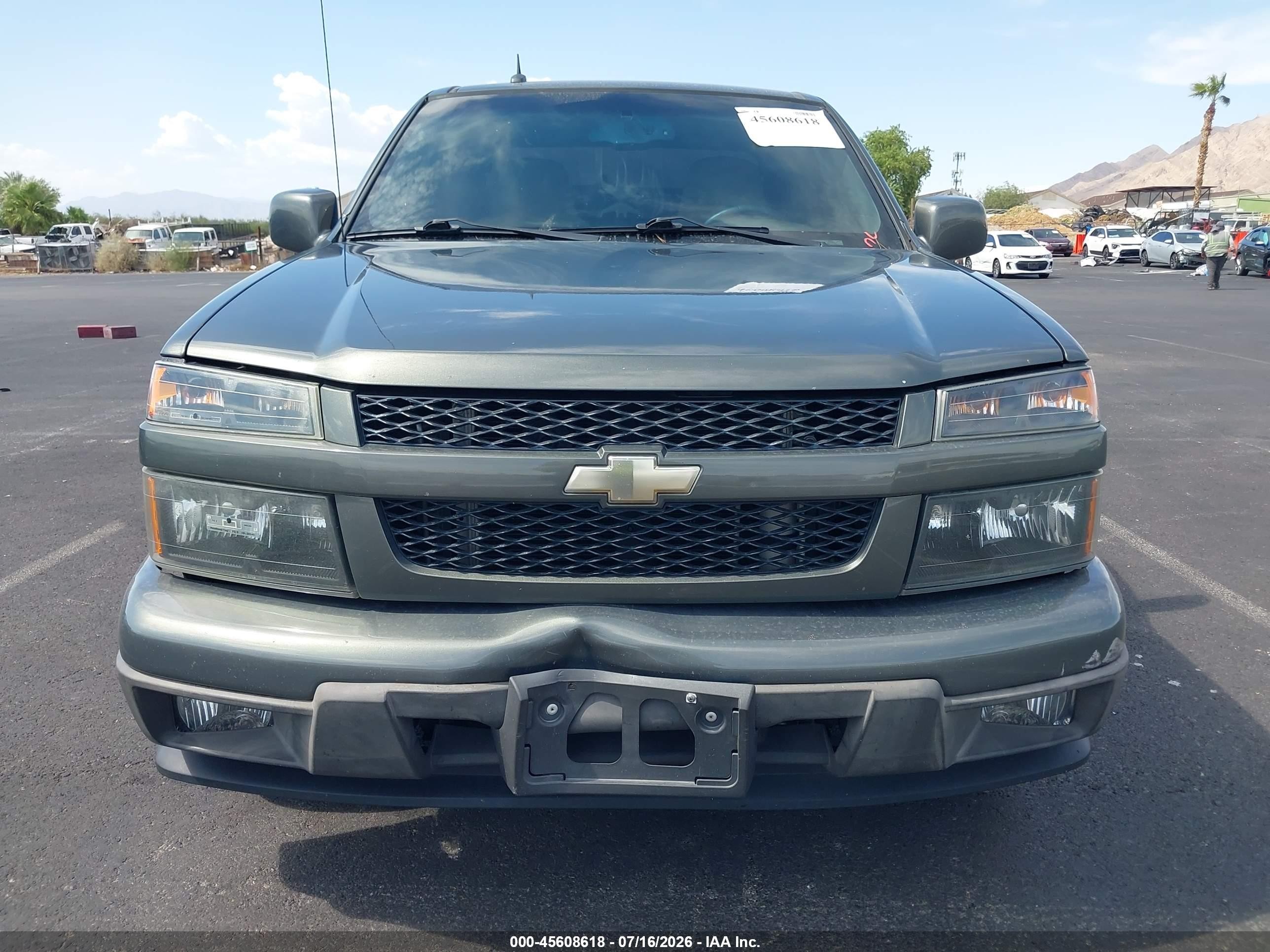 2010 Chevrolet Colorado 1lt Gray vin: 1GCESCDE5A8131225