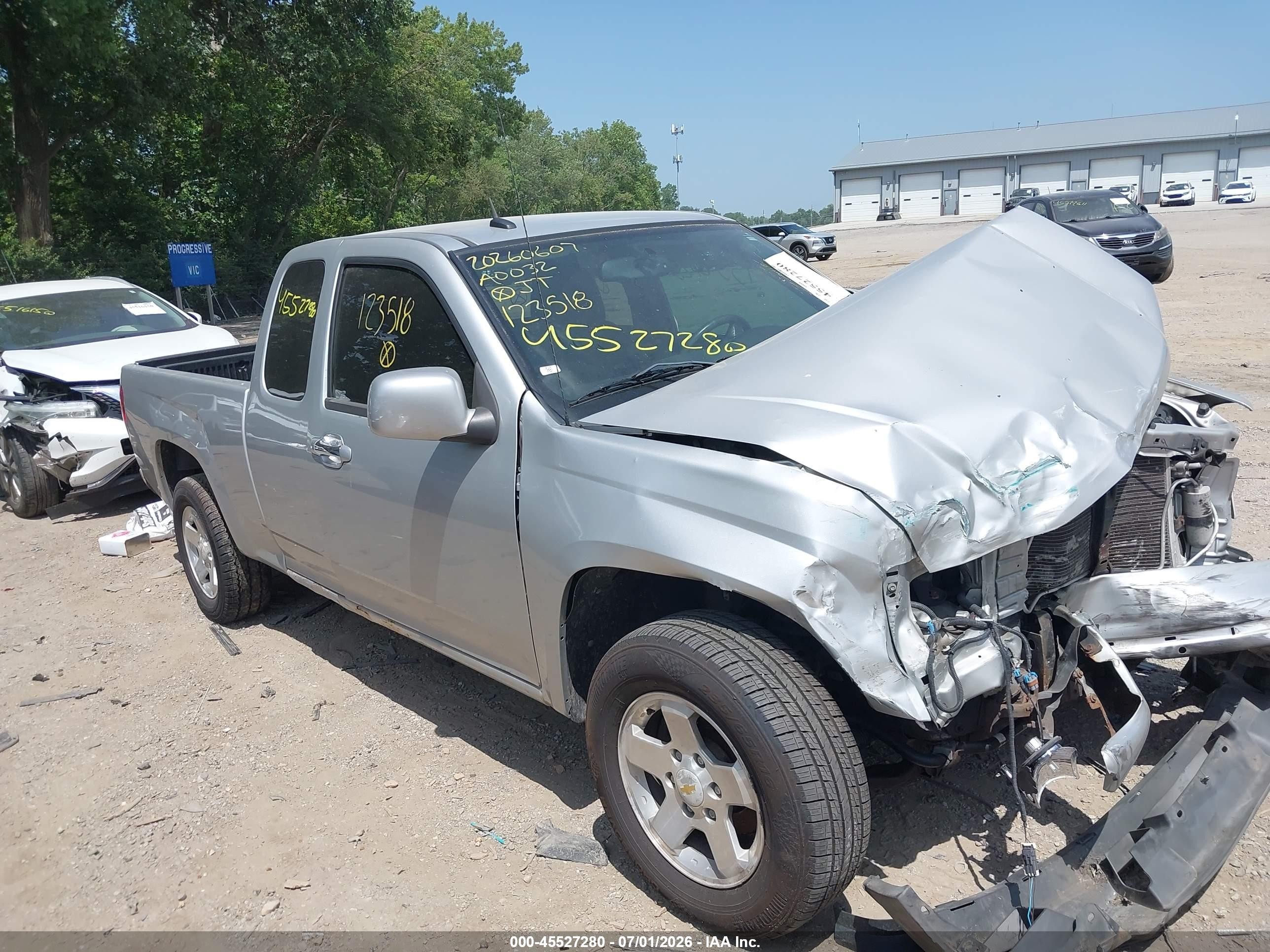 2011 Chevrolet Colorado 1lt Silver vin: 1GCESCF90B8123518