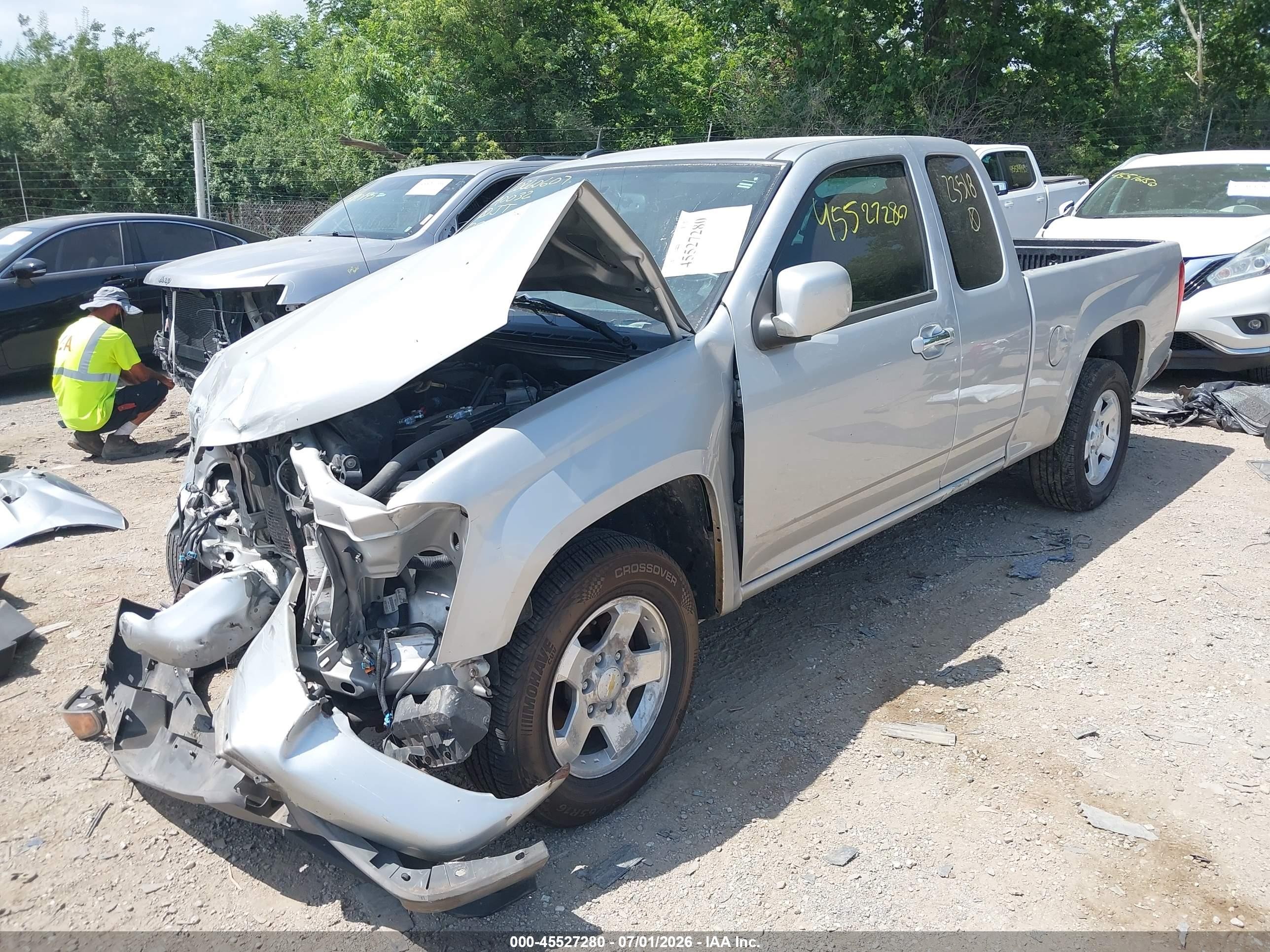 2011 Chevrolet Colorado 1lt Silver vin: 1GCESCF90B8123518
