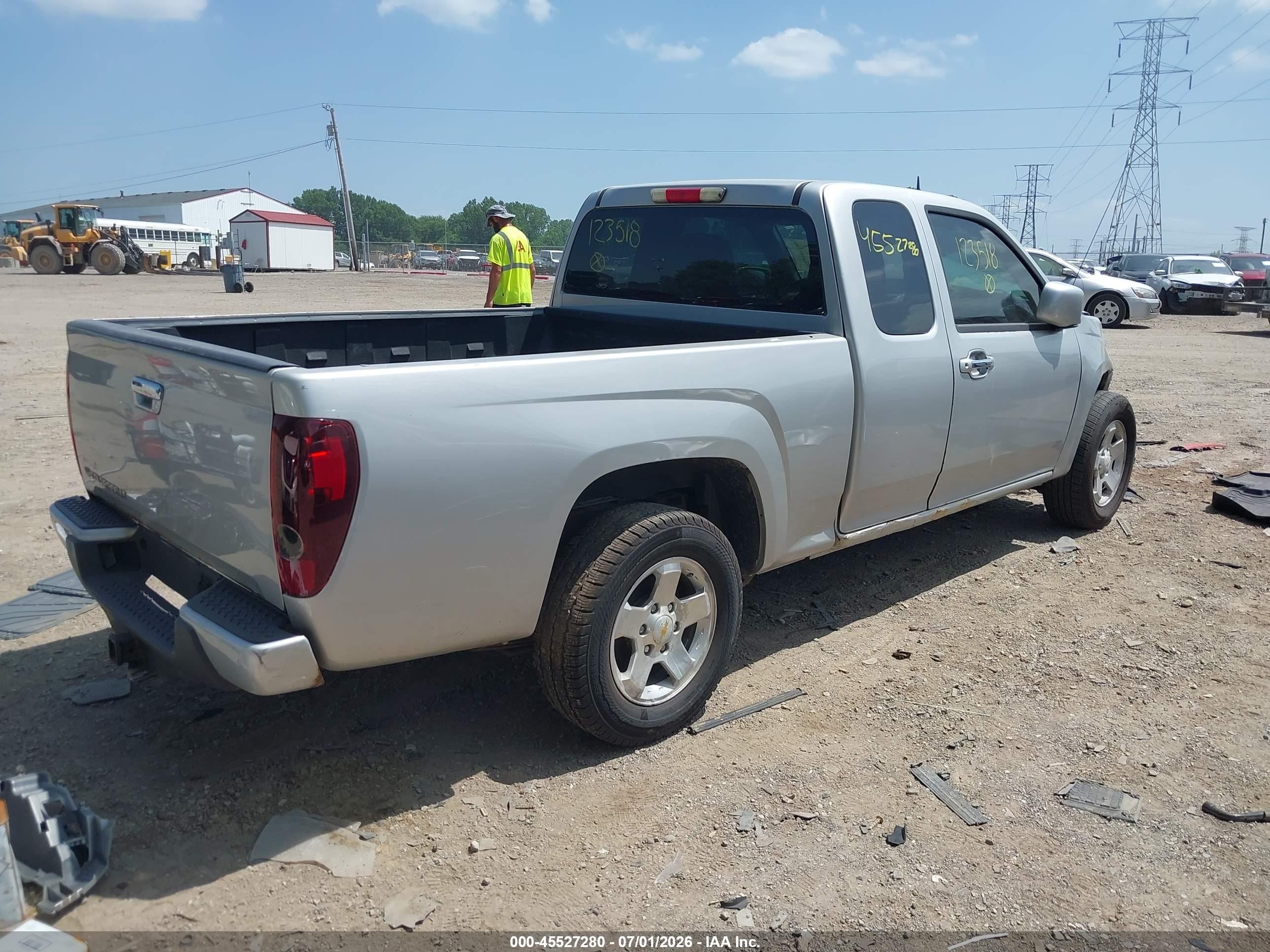 2011 Chevrolet Colorado 1lt Silver vin: 1GCESCF90B8123518