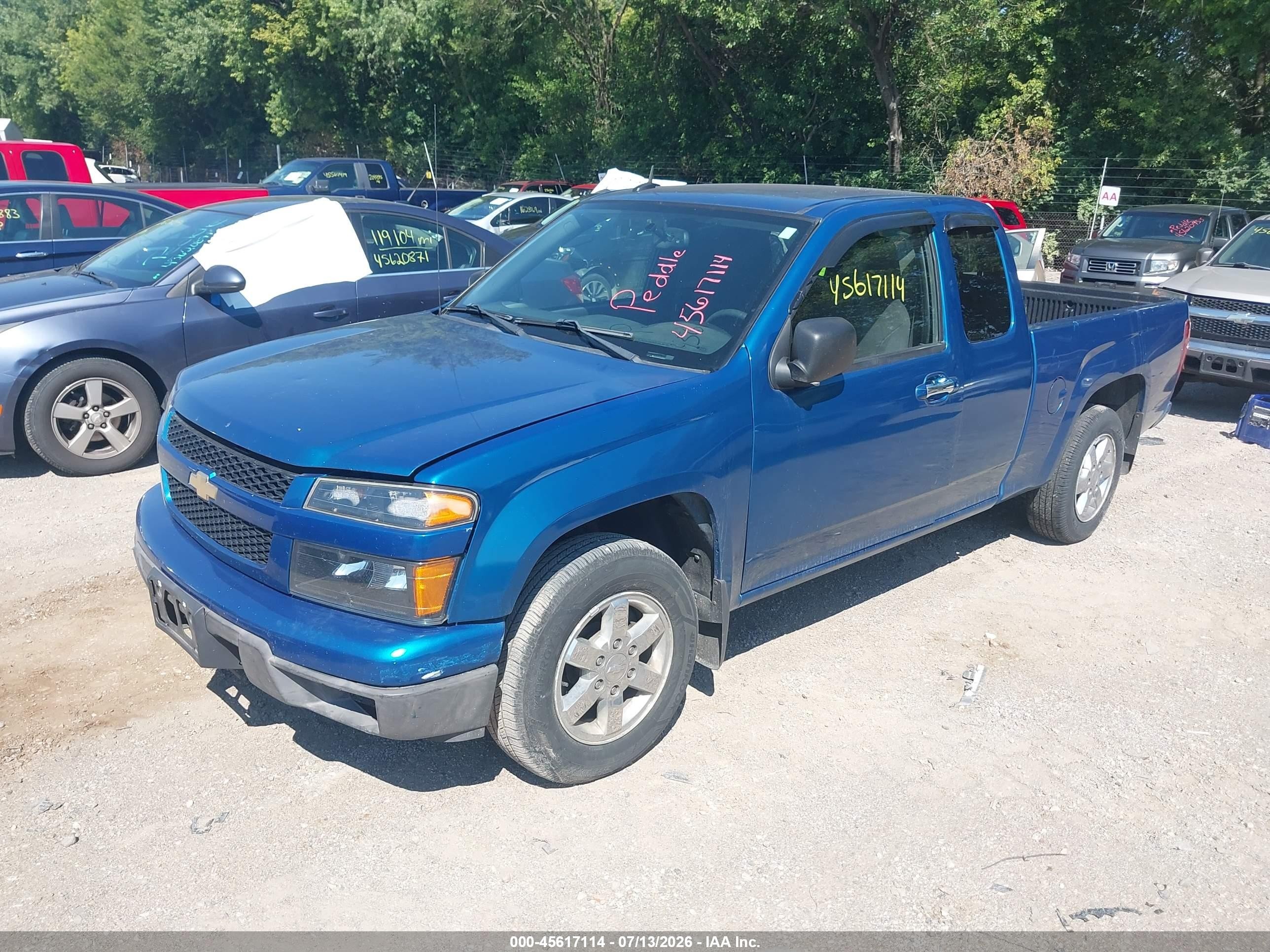 2011 Chevrolet Colorado 1lt Синий vin: 1GCESCF91B8106548