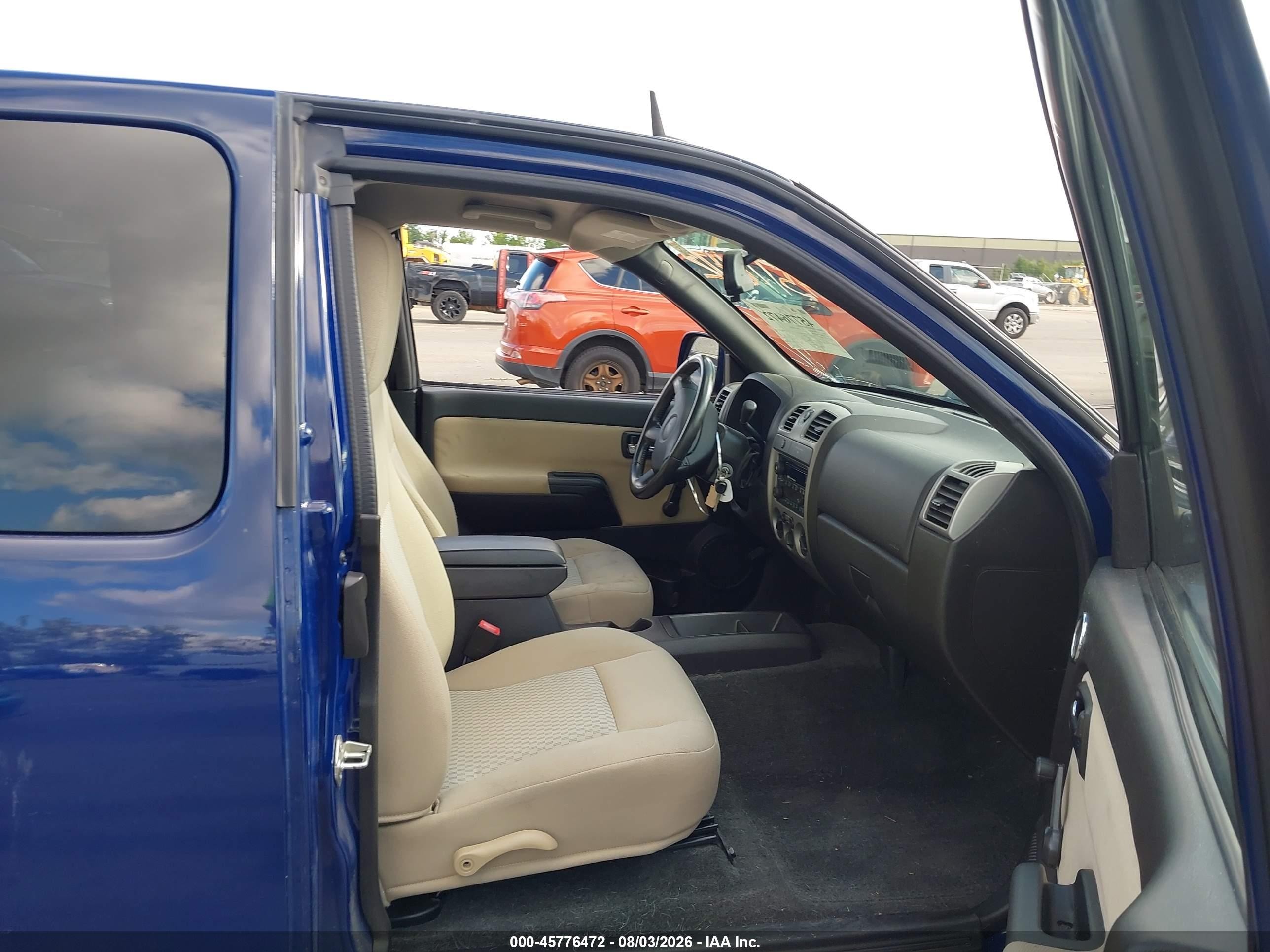 2011 Chevrolet Colorado 1lt Blue vin: 1GCESCF91B8108588