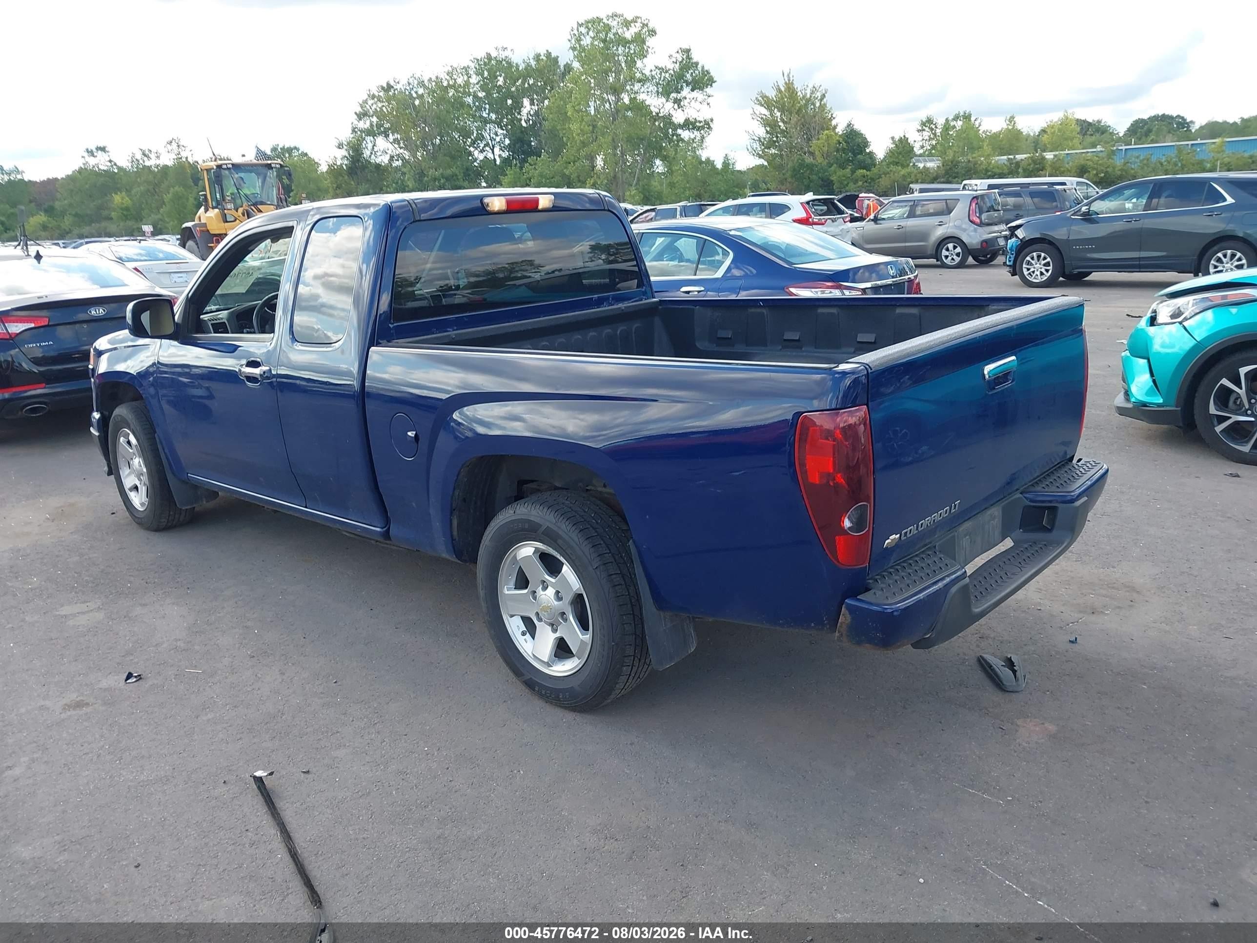 2011 Chevrolet Colorado 1lt Blue vin: 1GCESCF91B8108588
