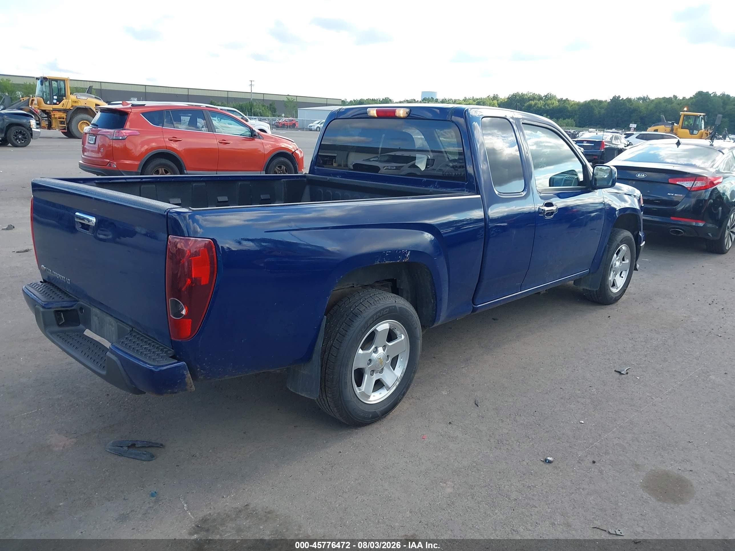2011 Chevrolet Colorado 1lt Blue vin: 1GCESCF91B8108588
