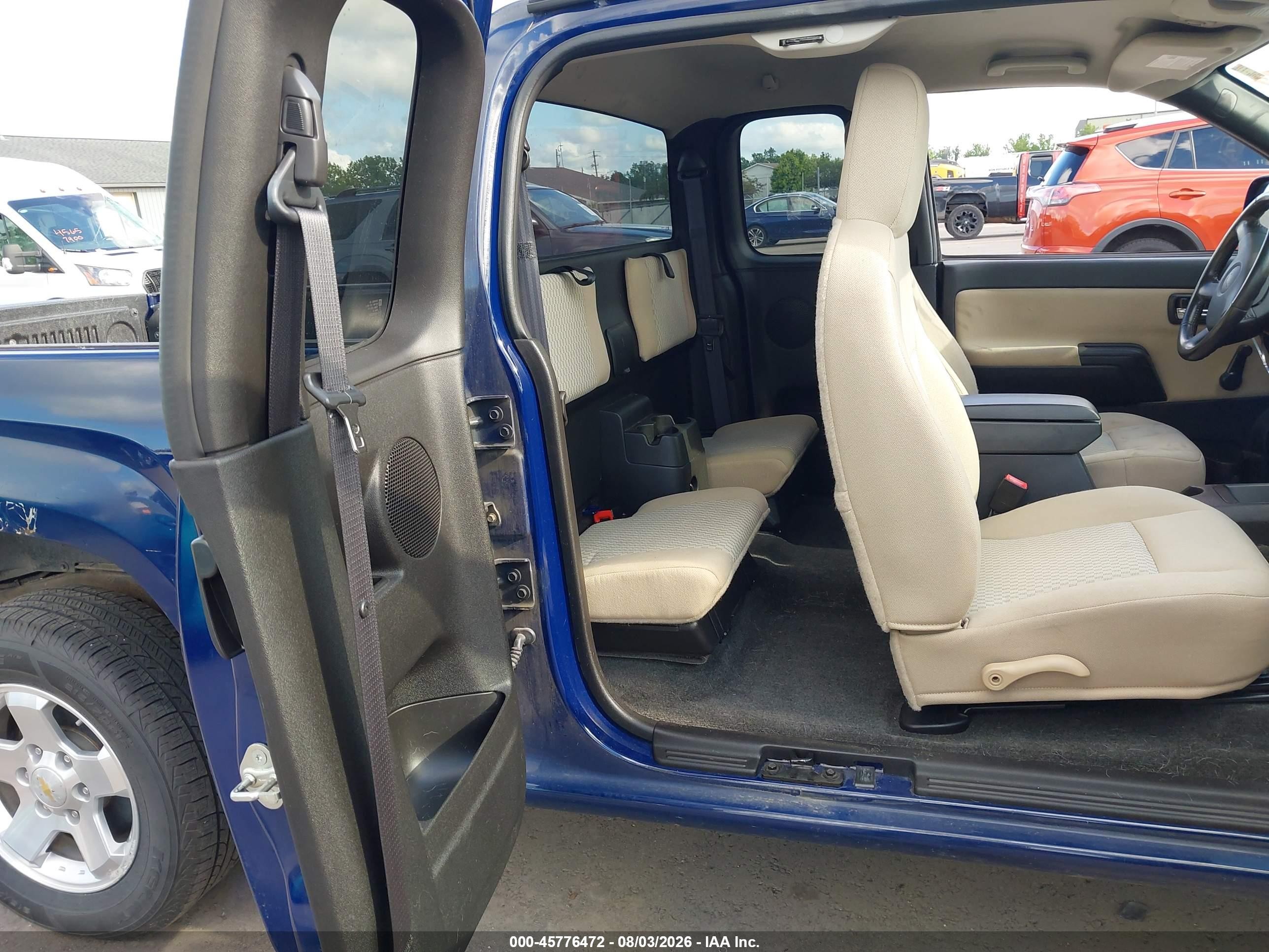 2011 Chevrolet Colorado 1lt Blue vin: 1GCESCF91B8108588