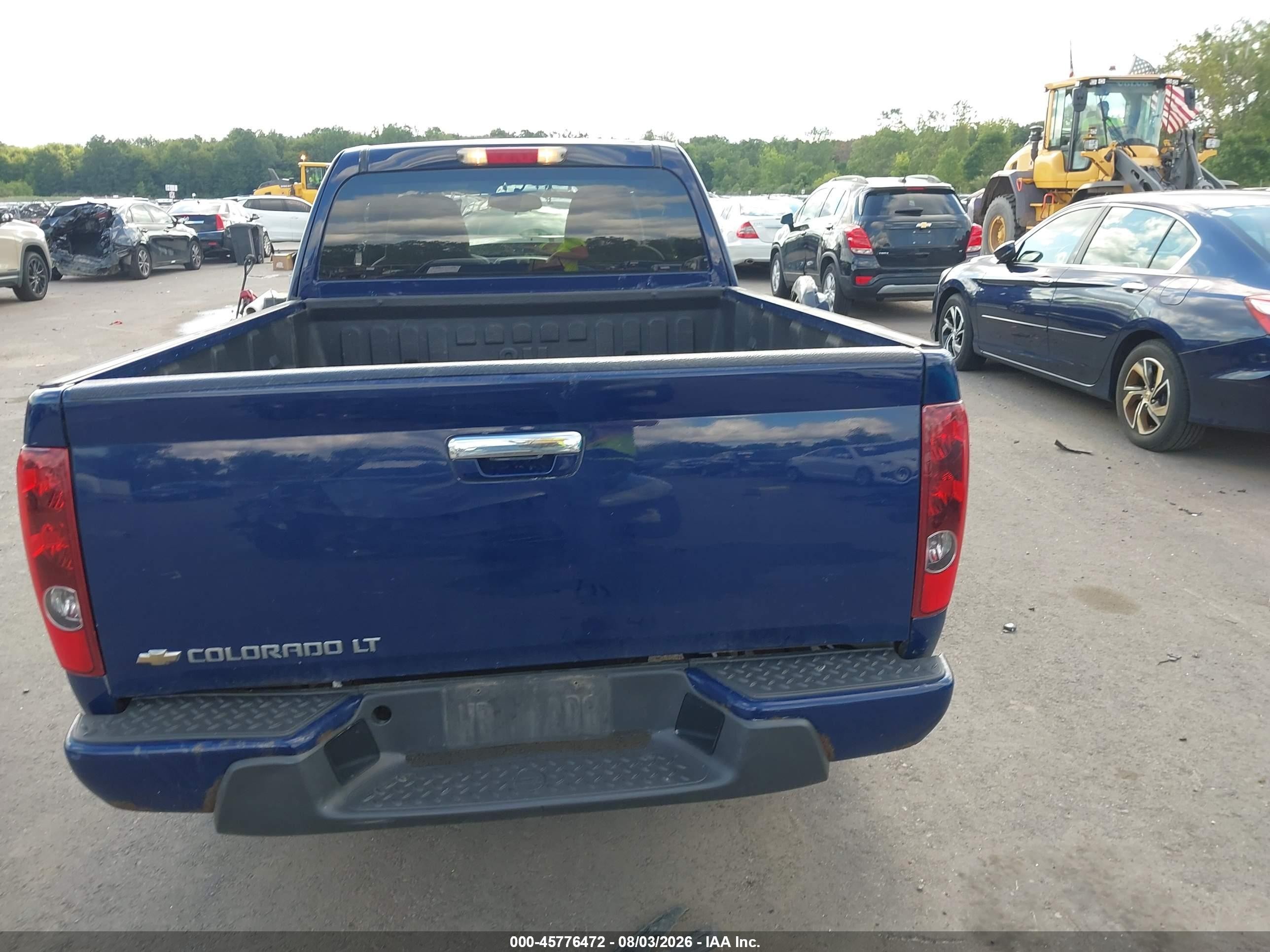 2011 Chevrolet Colorado 1lt Blue vin: 1GCESCF91B8108588