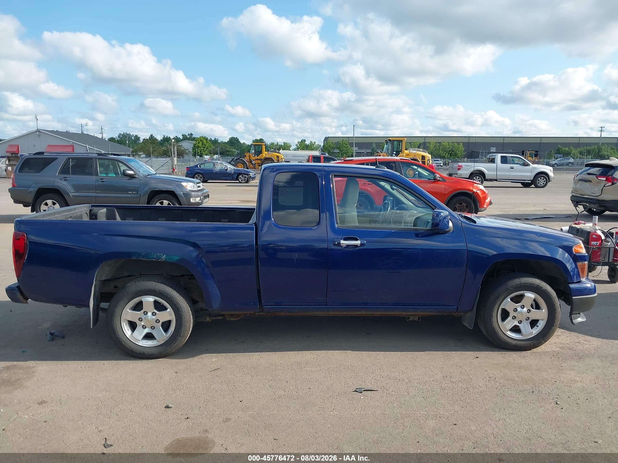 2011 Chevrolet Colorado 1lt Blue vin: 1GCESCF91B8108588