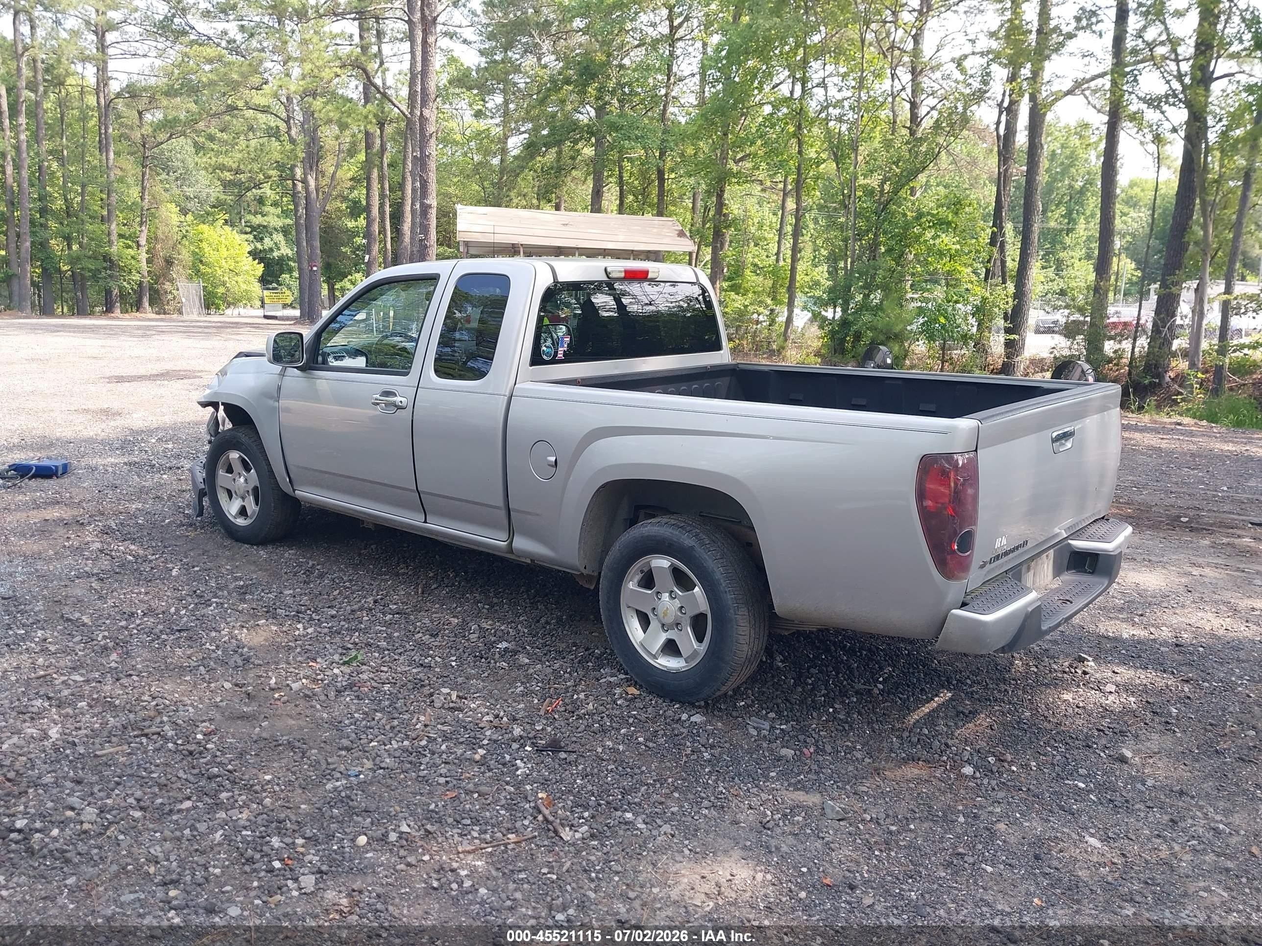 2012 Chevrolet Colorado Lt W/1lt Silver vin: 1GCESCF93C8100820