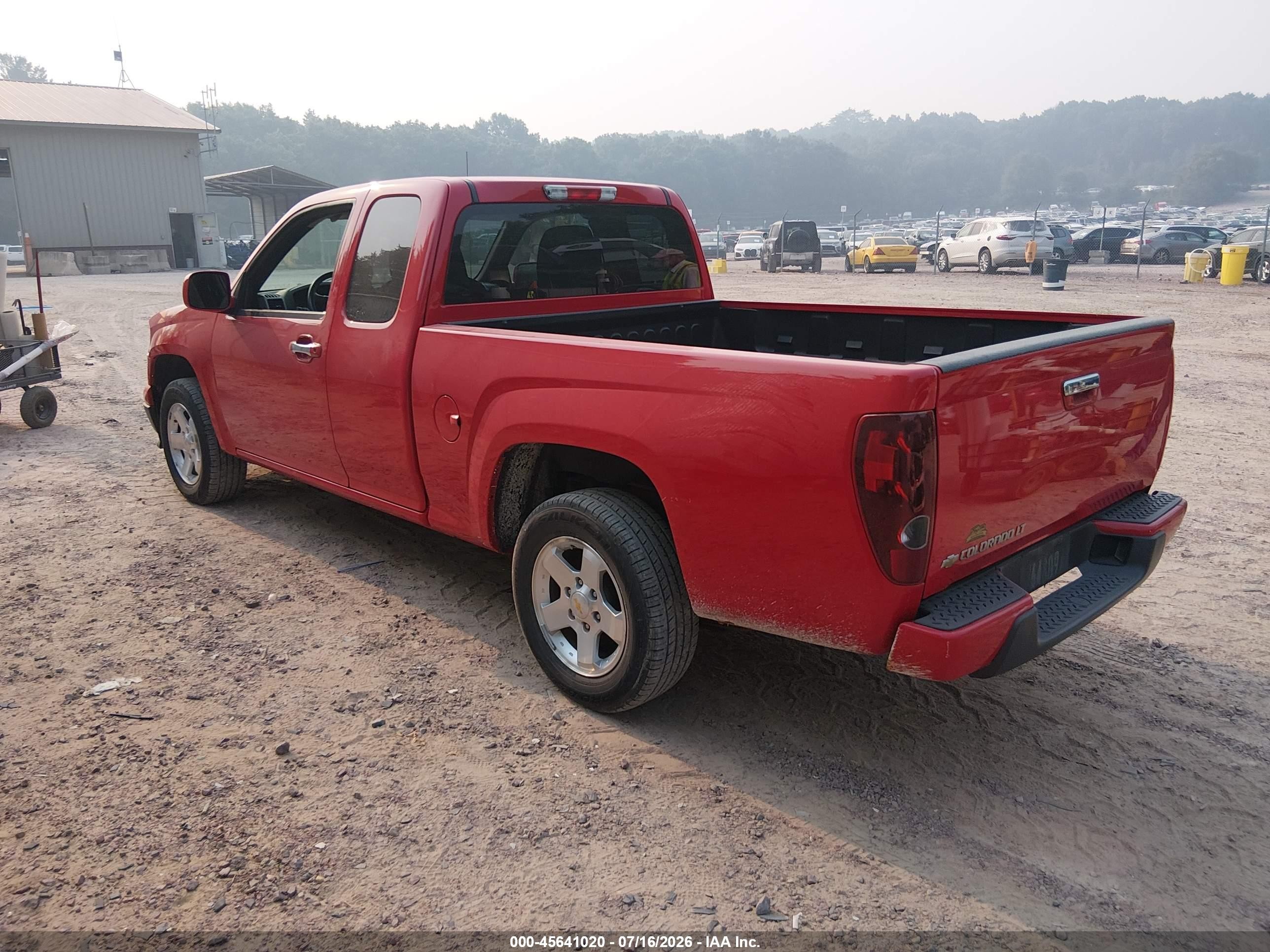 2011 Chevrolet Colorado 1lt Red vin: 1GCESCF94B8124929