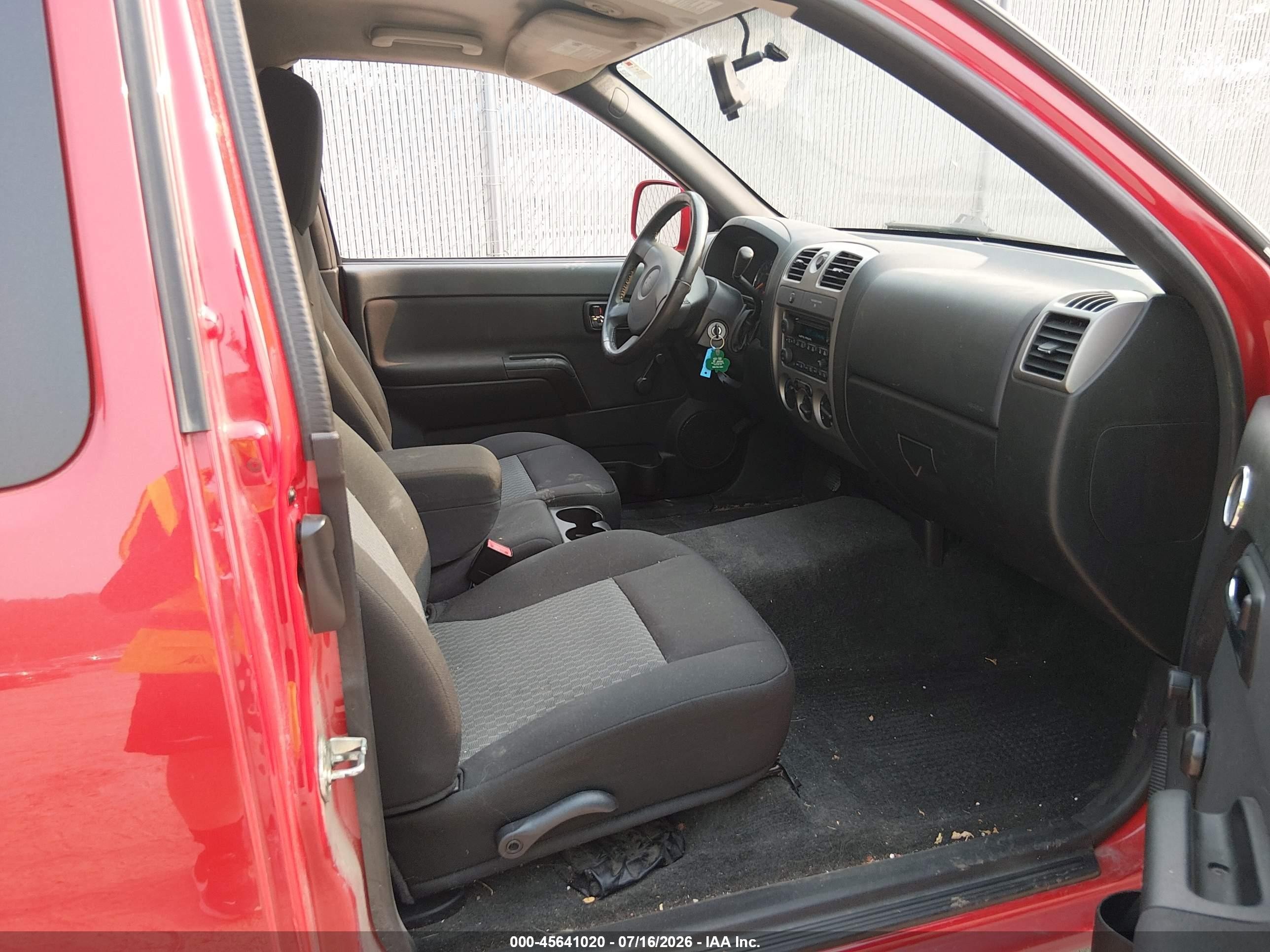 2011 Chevrolet Colorado 1lt Red vin: 1GCESCF94B8124929