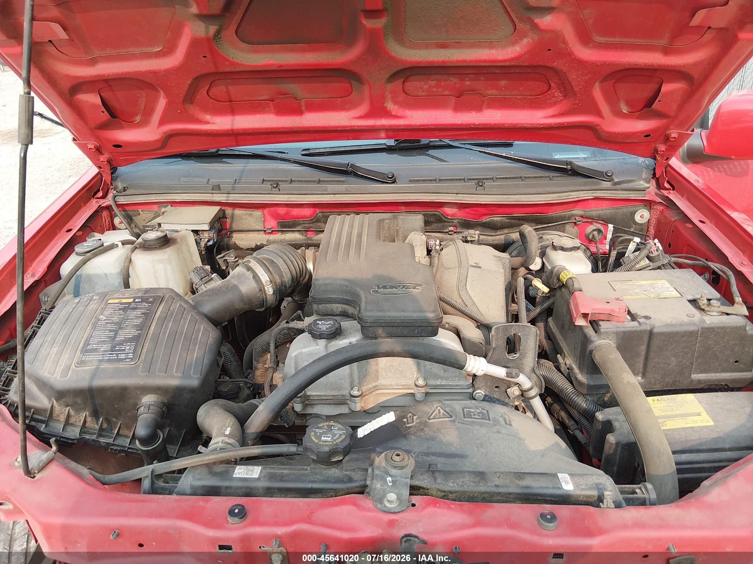 2011 Chevrolet Colorado 1lt Red vin: 1GCESCF94B8124929