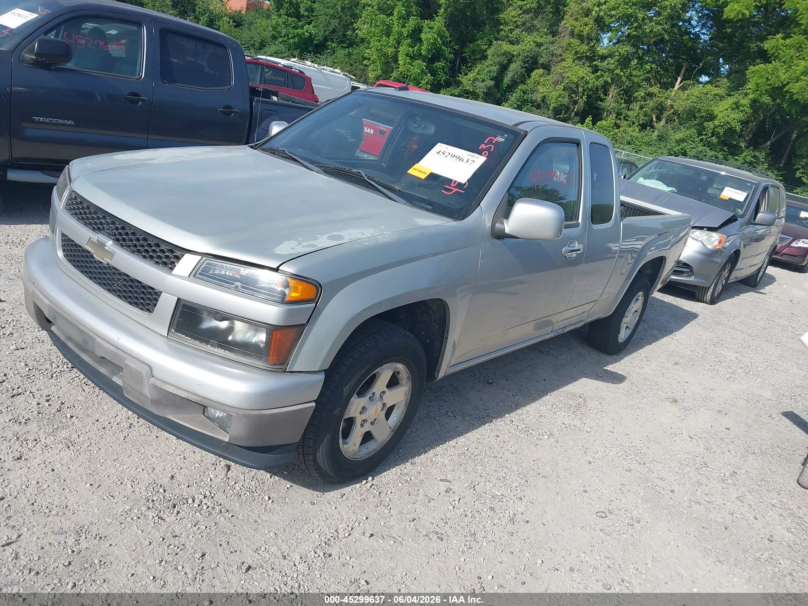 2012 Chevrolet Colorado 1lt Silver vin: 1GCESCF95C8148254