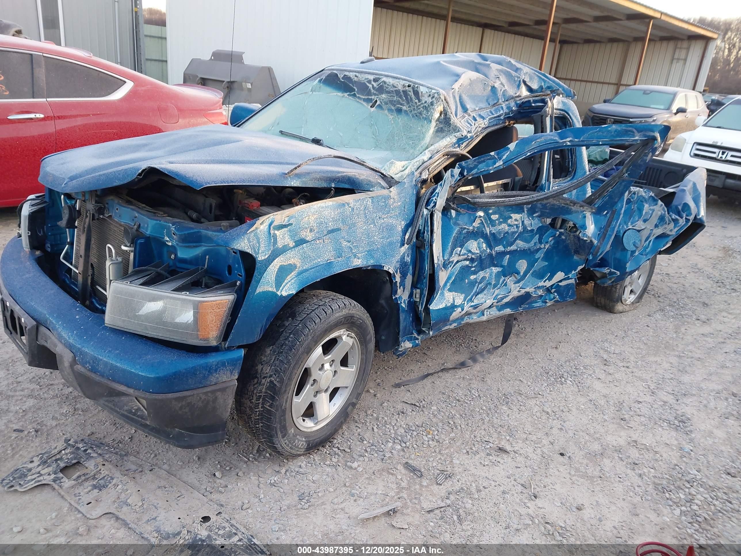 2012 Chevrolet Colorado 1lt Blue vin: 1GCESCF96C8118194