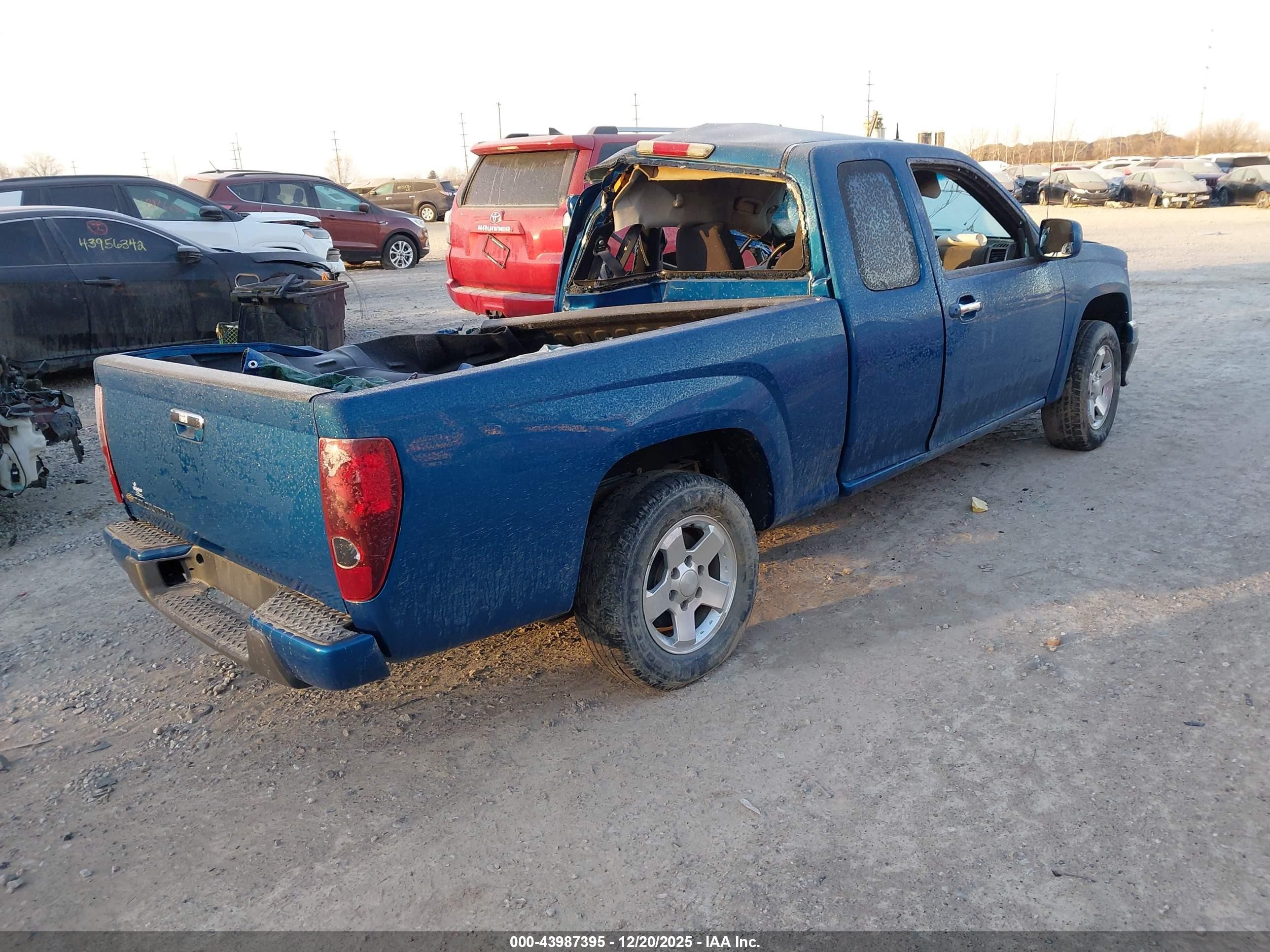 2012 Chevrolet Colorado 1lt Blue vin: 1GCESCF96C8118194