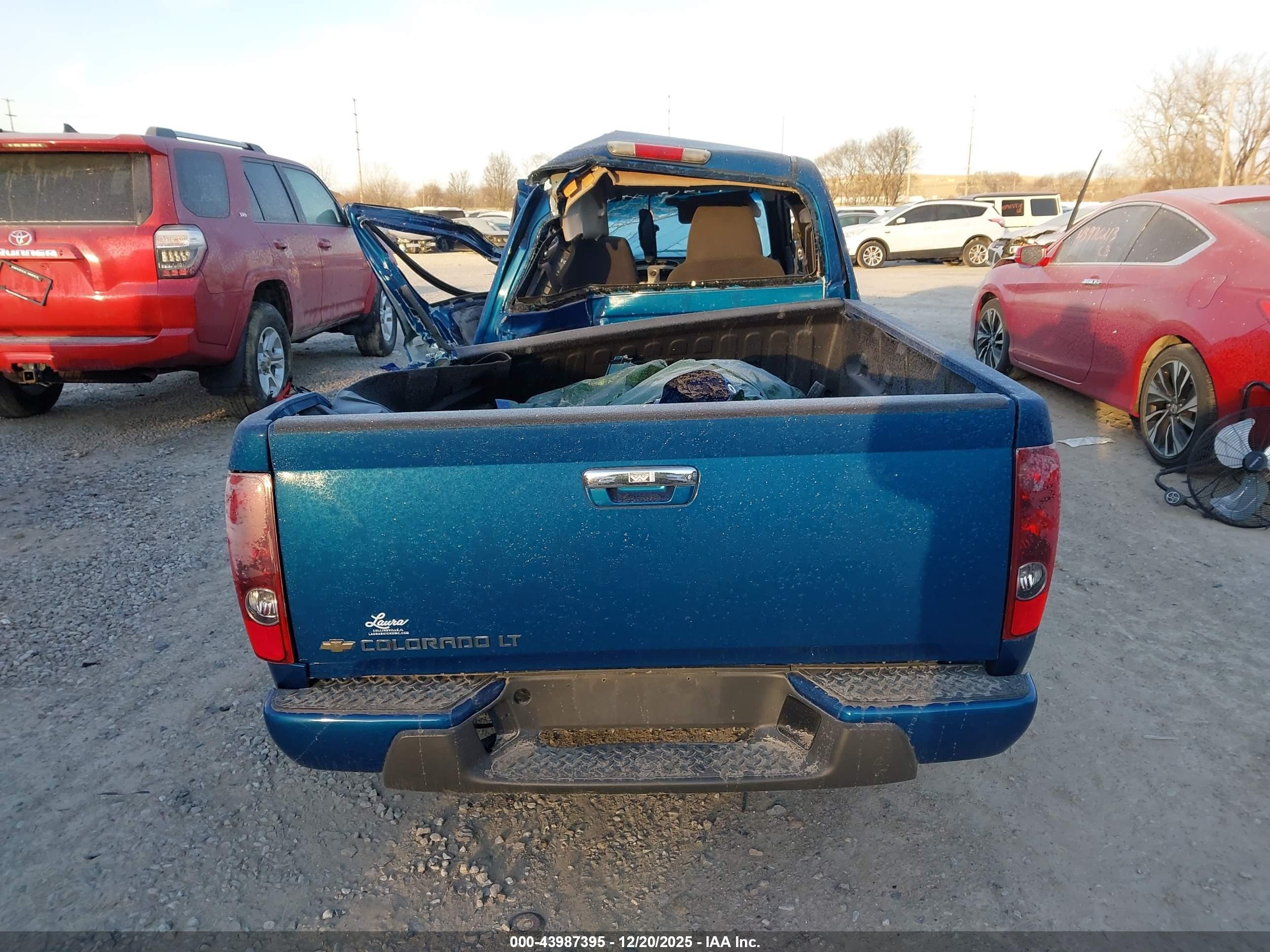 2012 Chevrolet Colorado 1lt Blue vin: 1GCESCF96C8118194