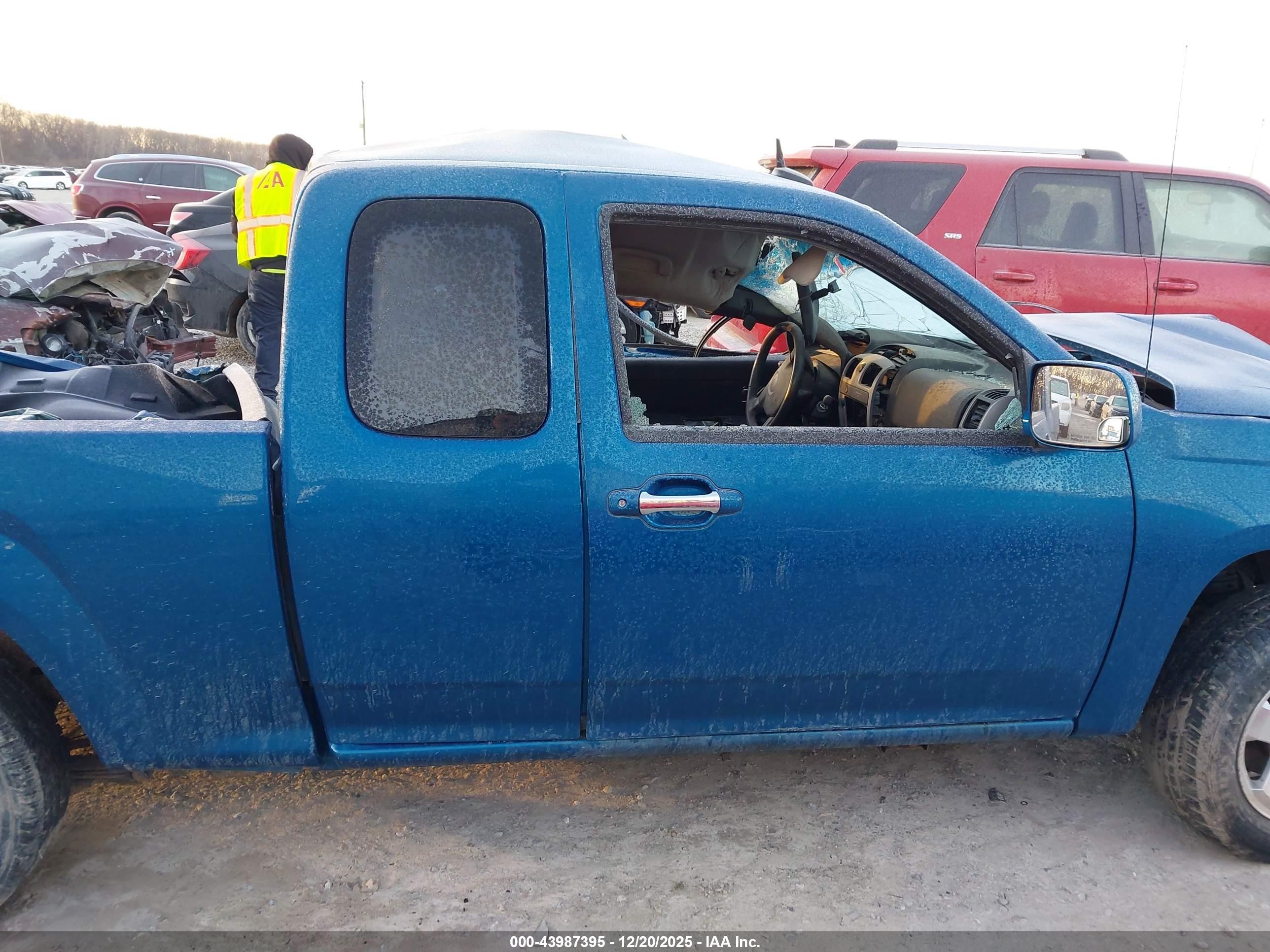2012 Chevrolet Colorado 1lt Blue vin: 1GCESCF96C8118194